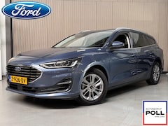 Ford Focus Wagon - 1.0 EcoBoost Hybrid Titanium Sync-4 Groot Navi Full LED Privacy glass 1e Eigenaar NL-Auto