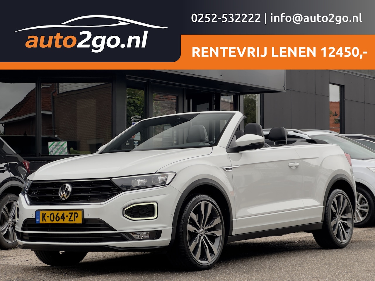 Volkswagen T-Roc Cabrio - 1.5 TSI AUT7 R-LINE 65D.KM LEDER NAVI CAMERA DIGI-DASH LED LMV PDC - AutoWereld.nl