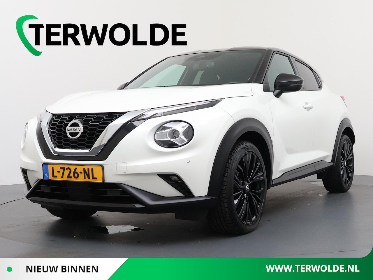 Nissan Juke - 1.0 DIG-T Enigma | AUTOMAAT | Navigatie | Stoel- & Voorruitverw. | - AutoWereld.nl