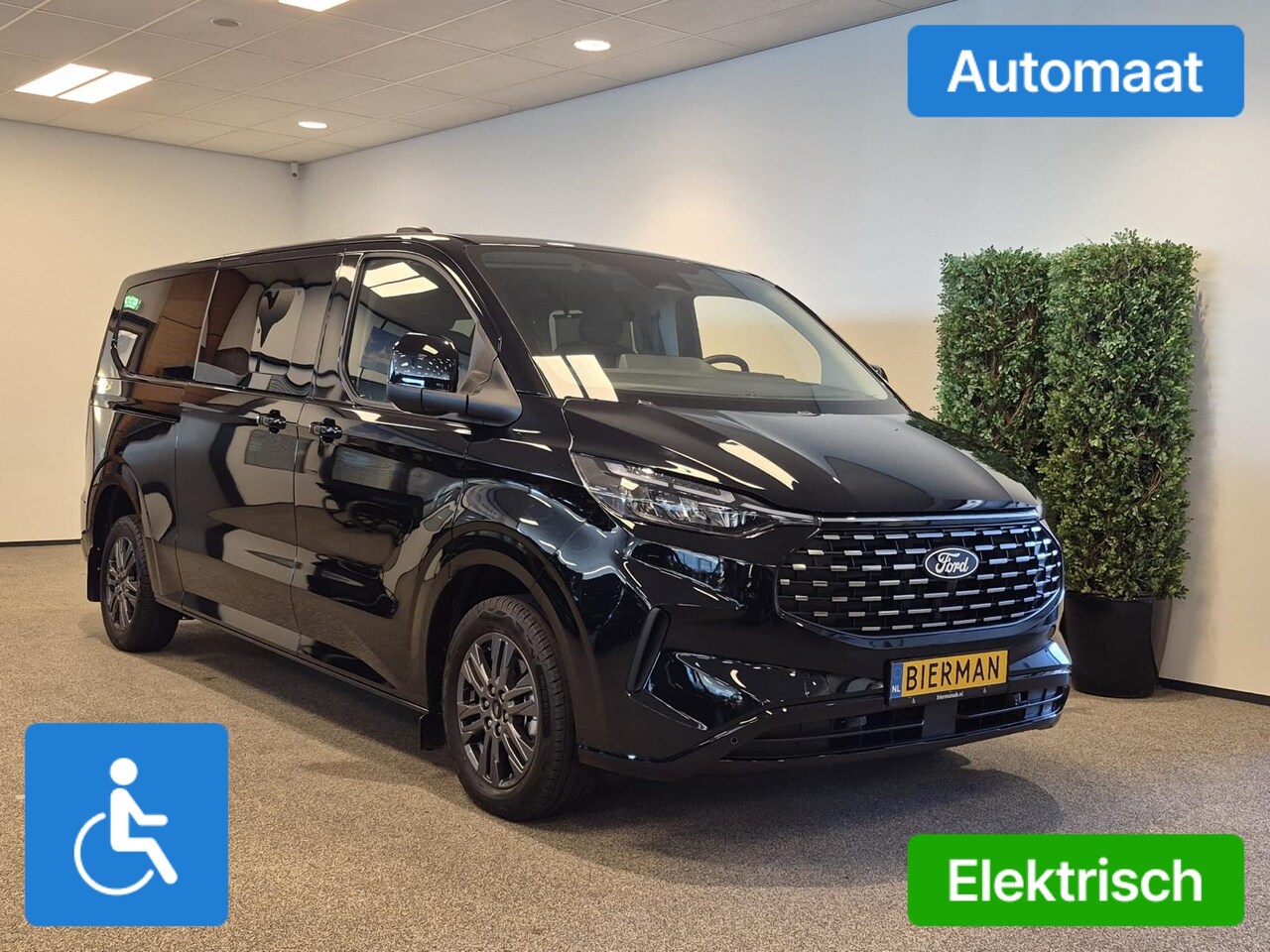 Ford Transit Custom - L2H1 Rolstoelbus Automaat HYBRIDE Bodemverlaging XXL-Ombouw 147cm - AutoWereld.nl