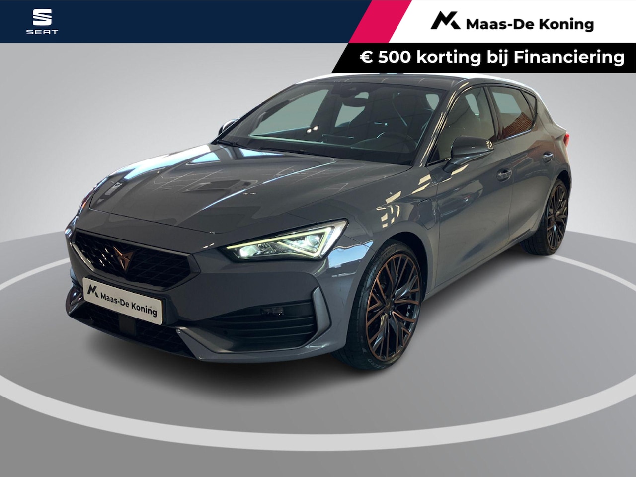 CUPRA Leon - 1.4e-Hybrid 180kW/245PK VZ · Navigatie · Leder/Stof · Stoel- & stuurverwarming - AutoWereld.nl