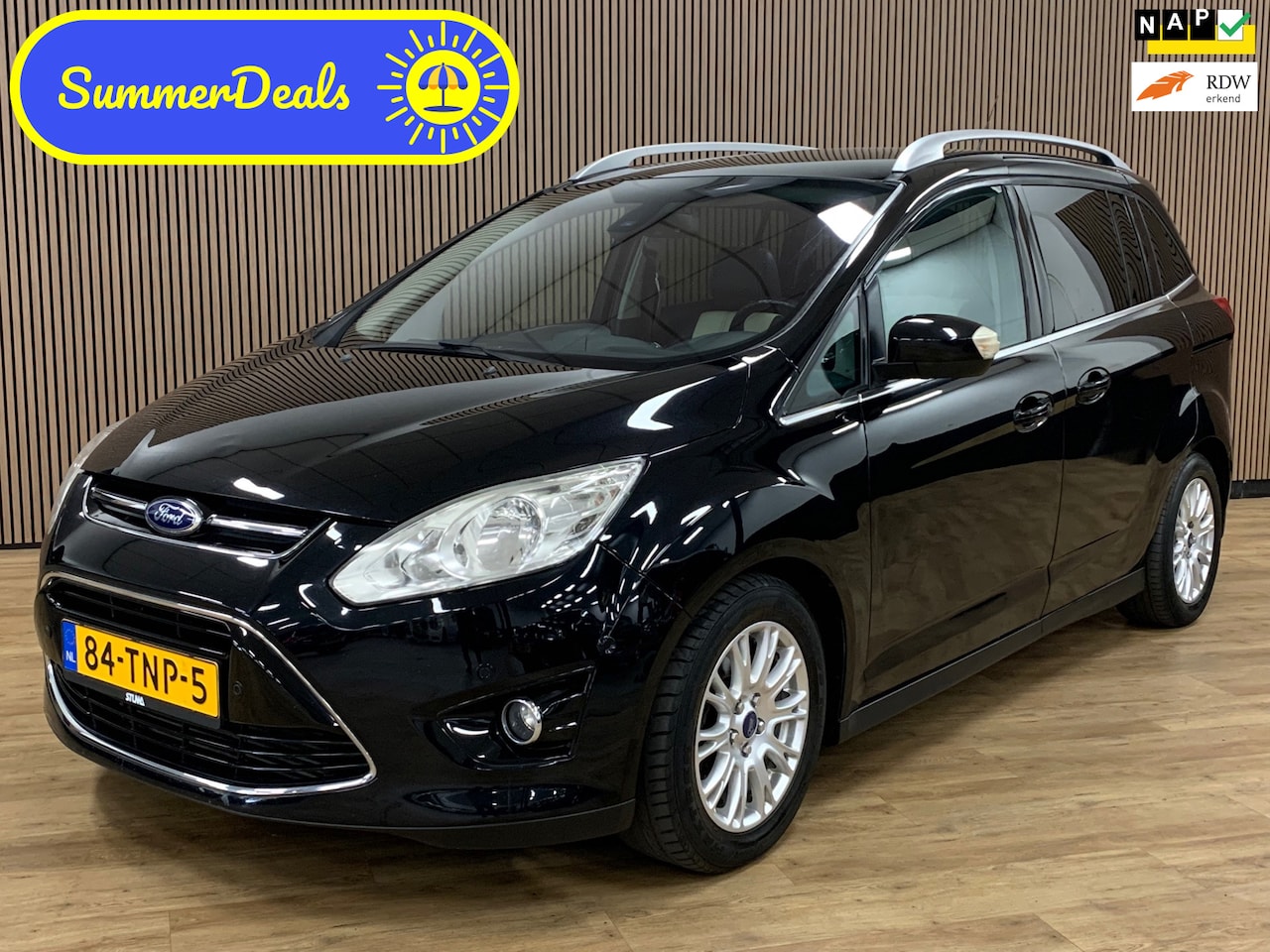 Ford Grand C-Max - 1.6 EcoBoost Titanium|Camera|Navigatie|Panoramadak| - AutoWereld.nl