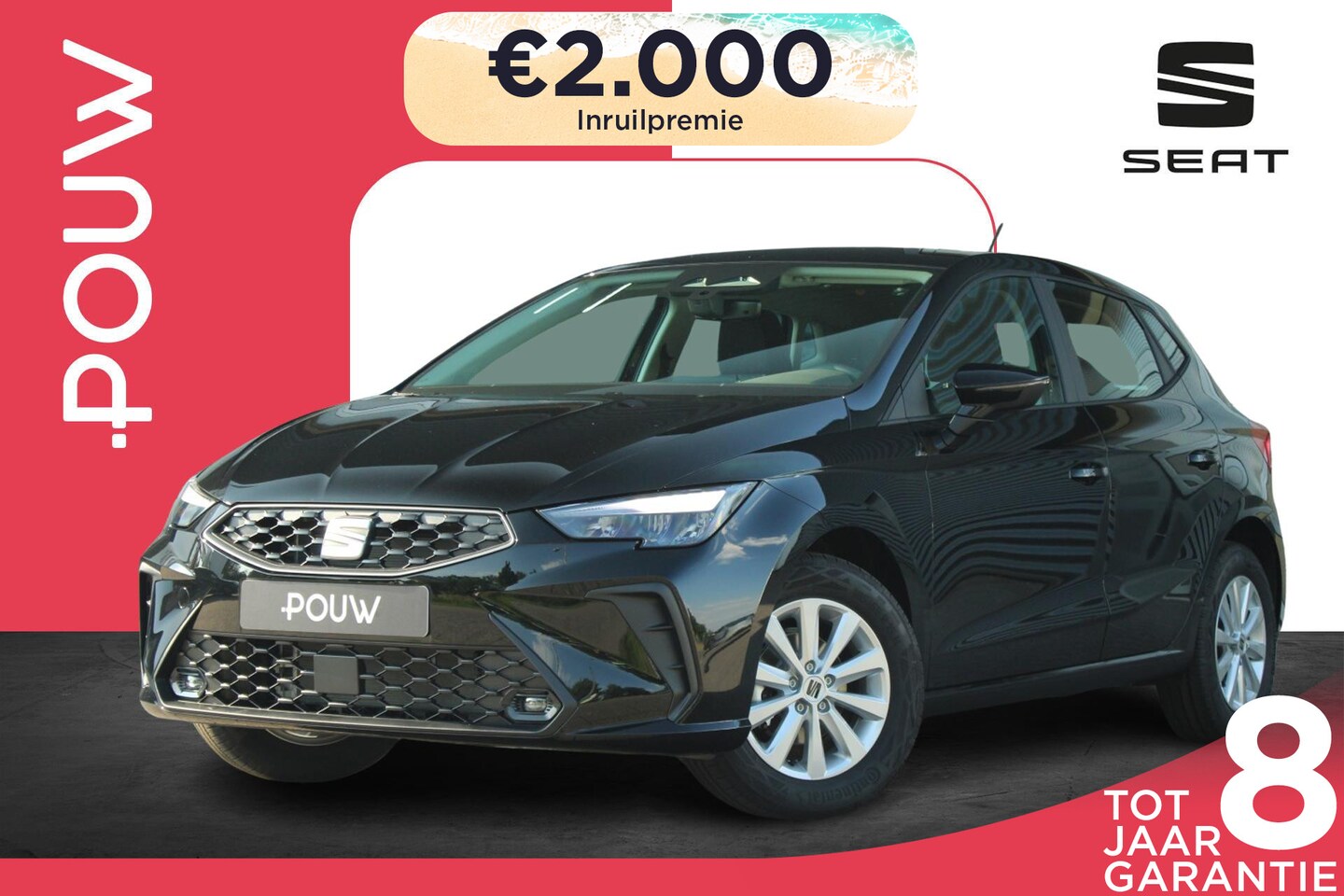 SEAT Ibiza - 1.0 EcoTSI 95pk Reference | 15" Velgen | Airco - AutoWereld.nl