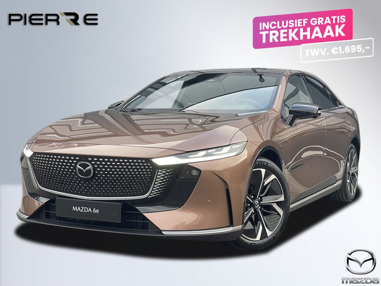 Mazda 6e - Takumi Business Edition 68.8 kWh | ZWART LEDER | NAVI | PANO | 360 CAMERA | GRATIS TREKHAA - AutoWereld.nl