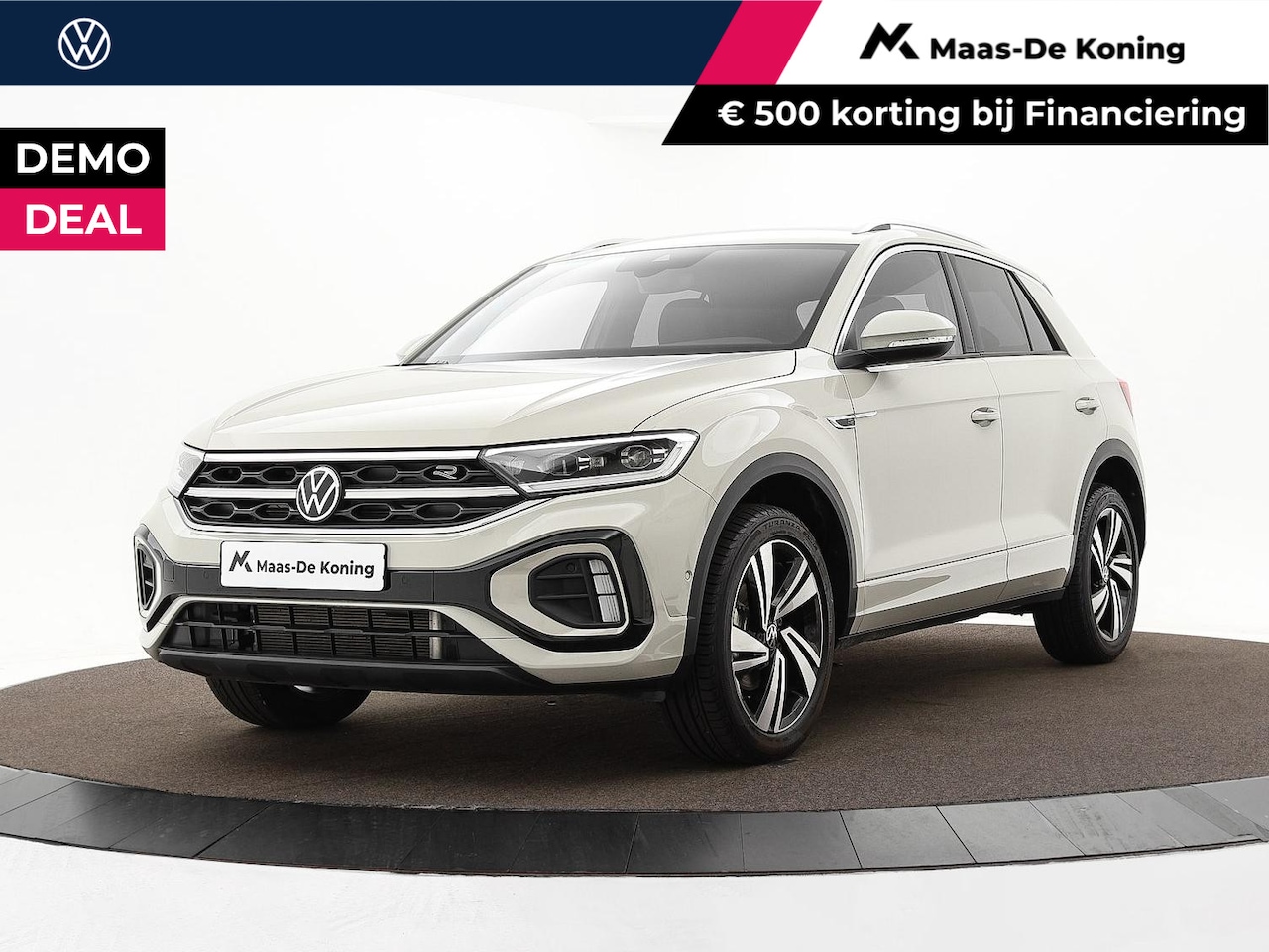 Volkswagen T-Roc - 1.5 TSI 150pk DSG R-Line · Camera · Keyless · Dodehoeksensor · Stoelverwarming · ACC · Ele - AutoWereld.nl