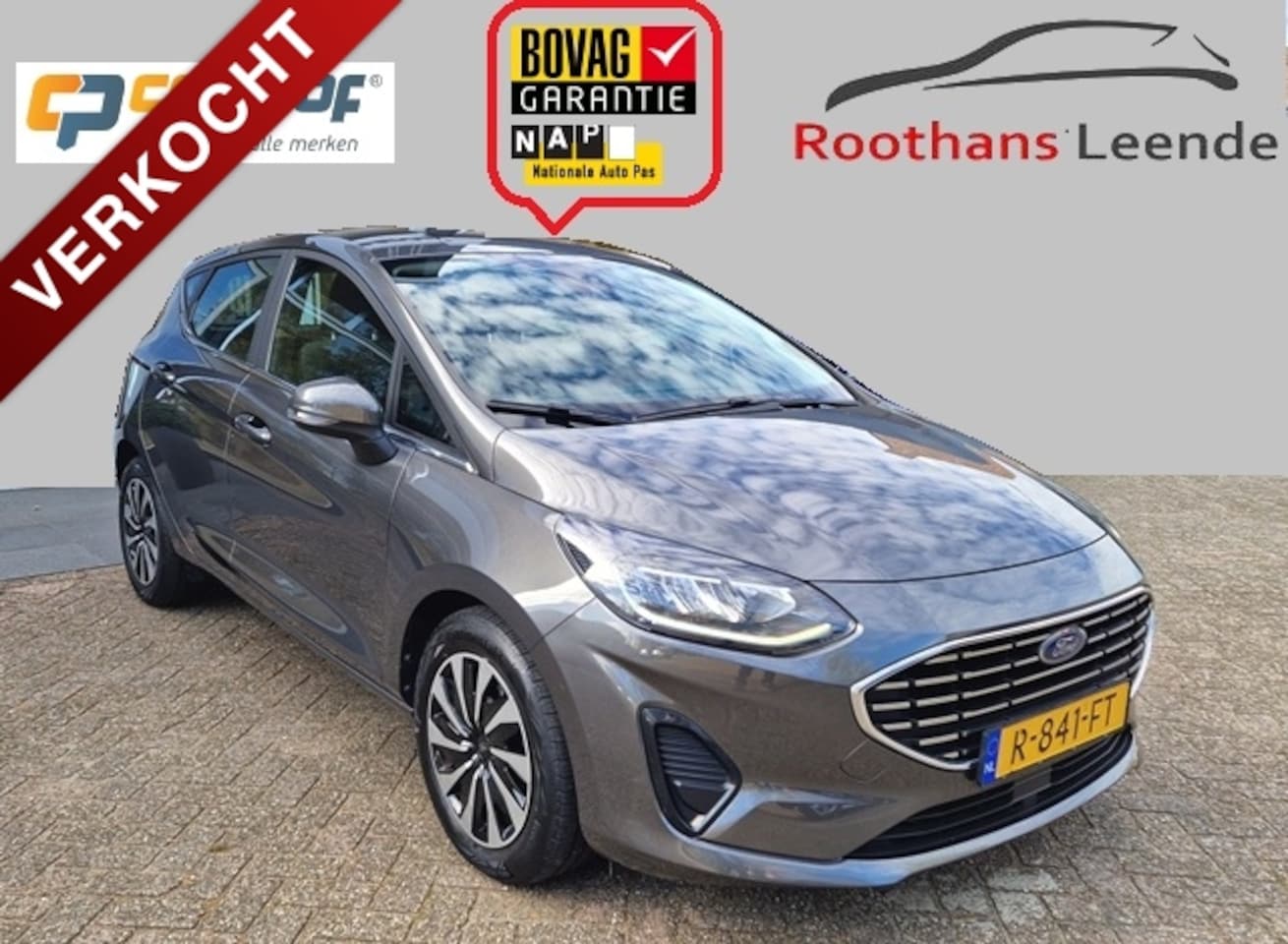 Ford Fiesta - 1.0 125PK EcoBoost Mild-Hybrid A/T Titanium Apple Carplay & Android Auto - AutoWereld.nl