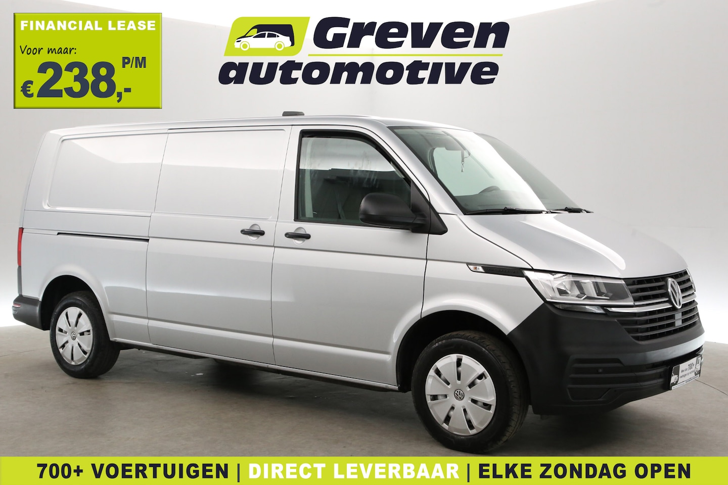 Volkswagen Transporter - T6.1 2.0 TDI L2H1 140PK | Airco | 3 Zits | Parkeersensoren | Elektrpakket - AutoWereld.nl