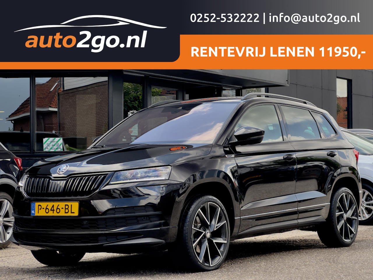 Skoda Karoq - 1.5 TSI ACT AUT7 SPORTLINE NAVI CAMERA DIGI-DASH APPLE-CARPLAY LED LMV PDC - AutoWereld.nl