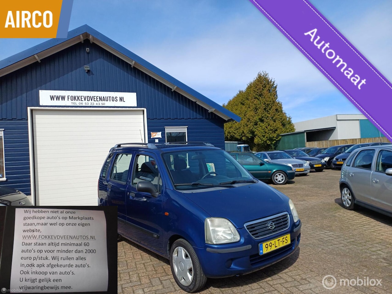 Suzuki Wagon R+ - 1.3 GLS AUTOMAAT Garantie, alle inruil mogelijk - AutoWereld.nl