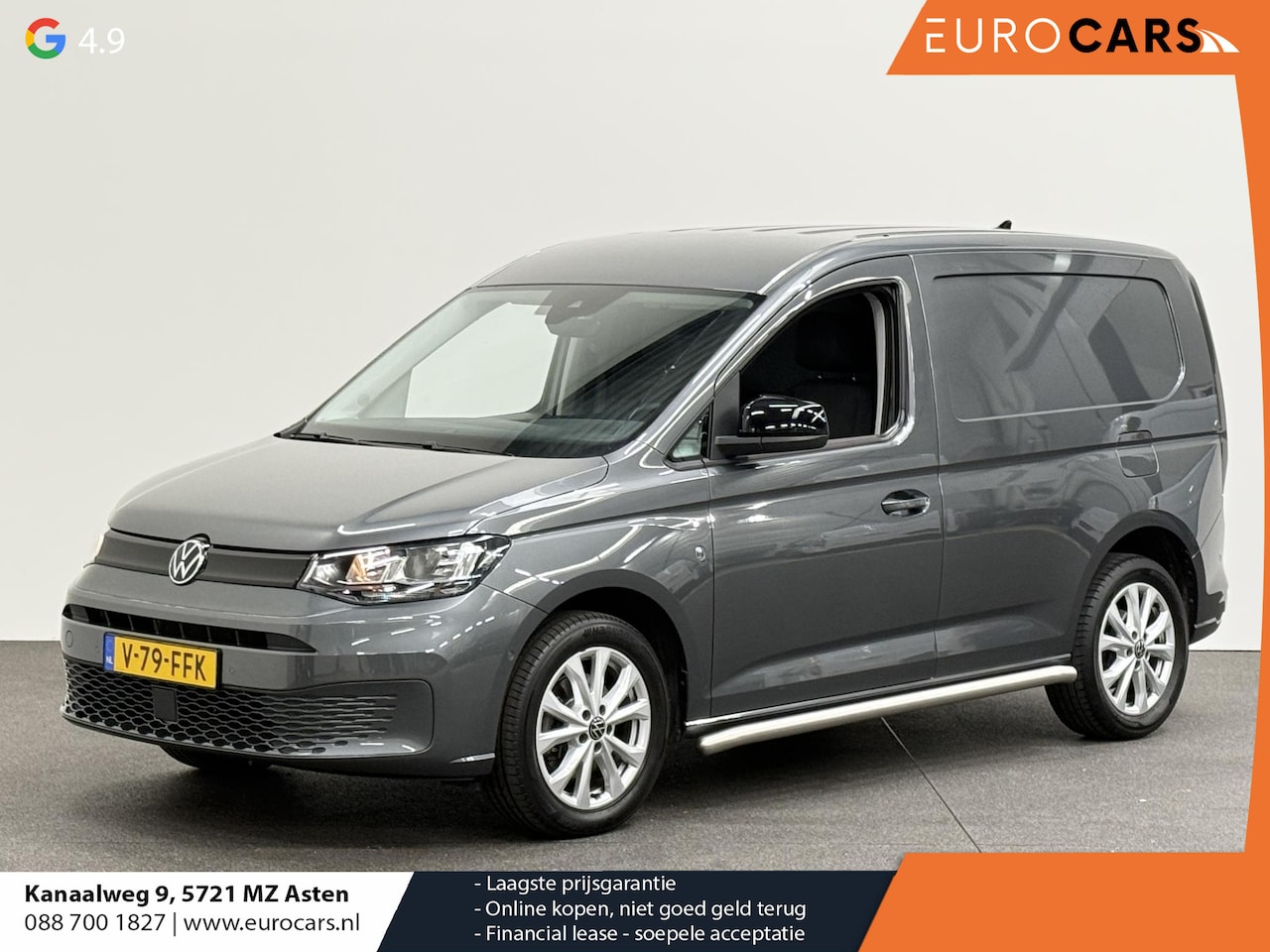 Volkswagen Caddy Cargo - 2.0 TDI Style Automaat Airco Bluetooth Cruise Control Carplay - AutoWereld.nl