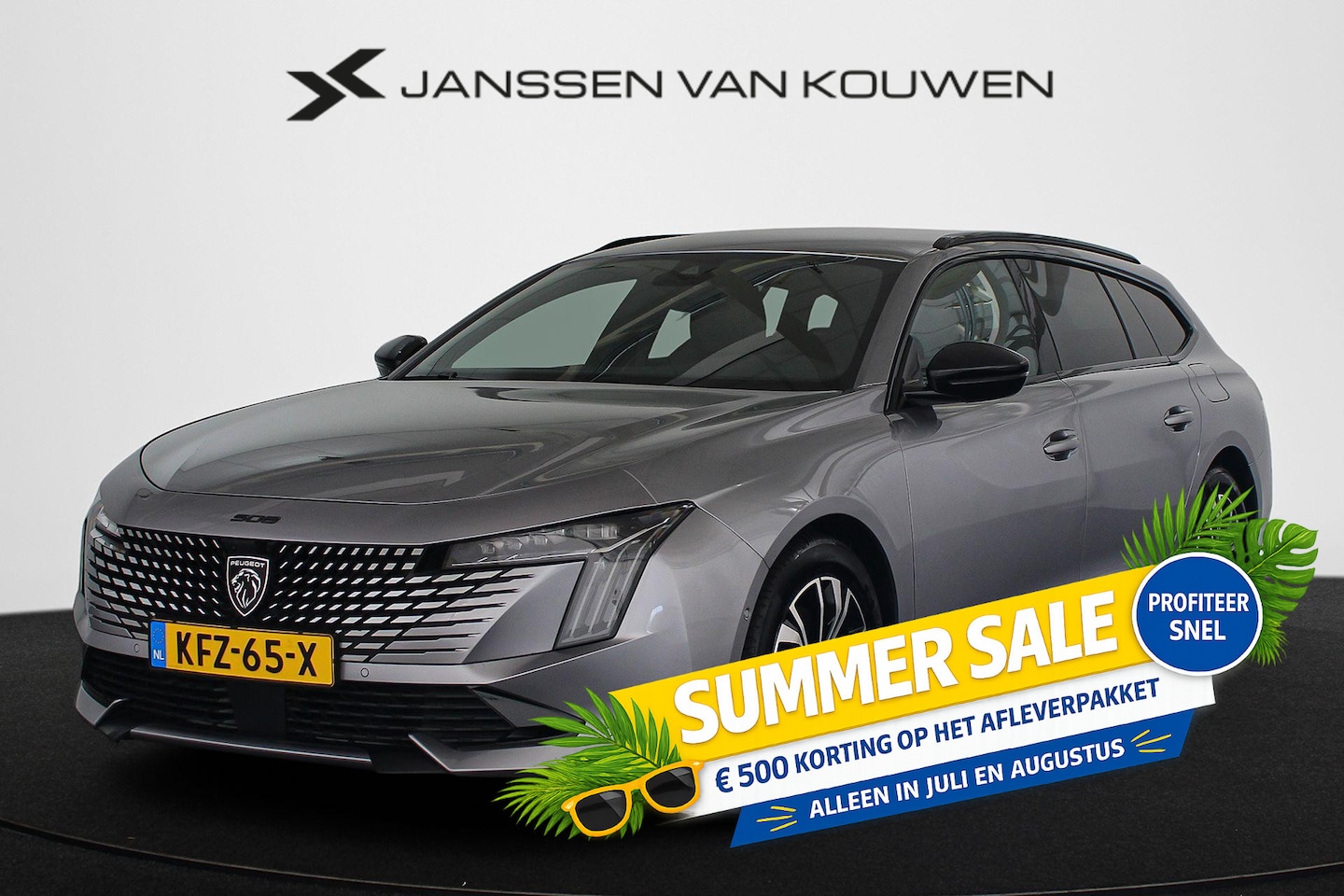 Peugeot 508 SW - 1.6 HYbrid 225 Allure Stoelverwaring Elektrische Achterklep Adaptieve Cruise Control - AutoWereld.nl