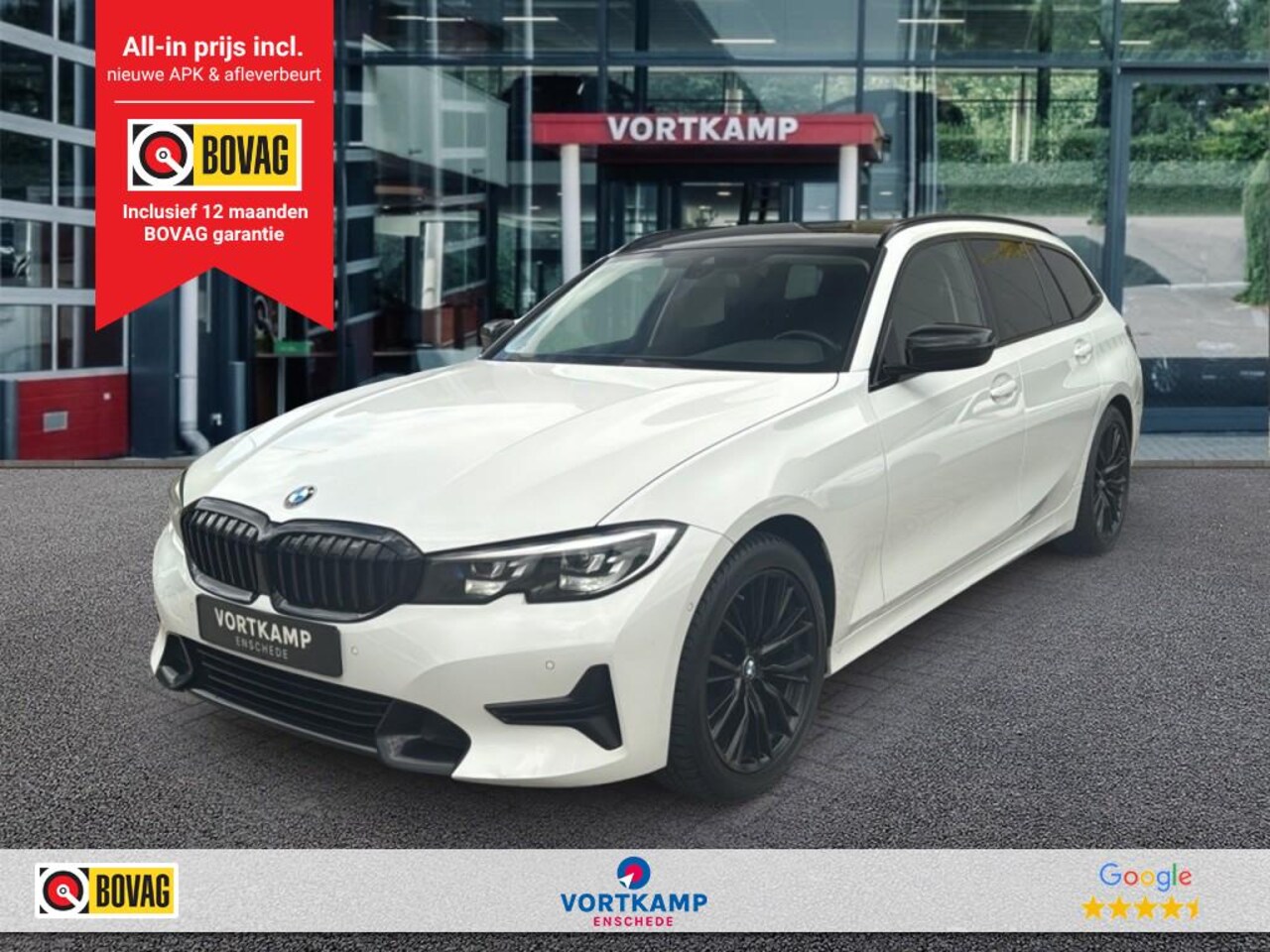 BMW 3-serie - 318I SPORTLINE M-PAKKET LEDER/CAMERA/STOELVERW/E-KLEP/CRUISE/LED - AutoWereld.nl