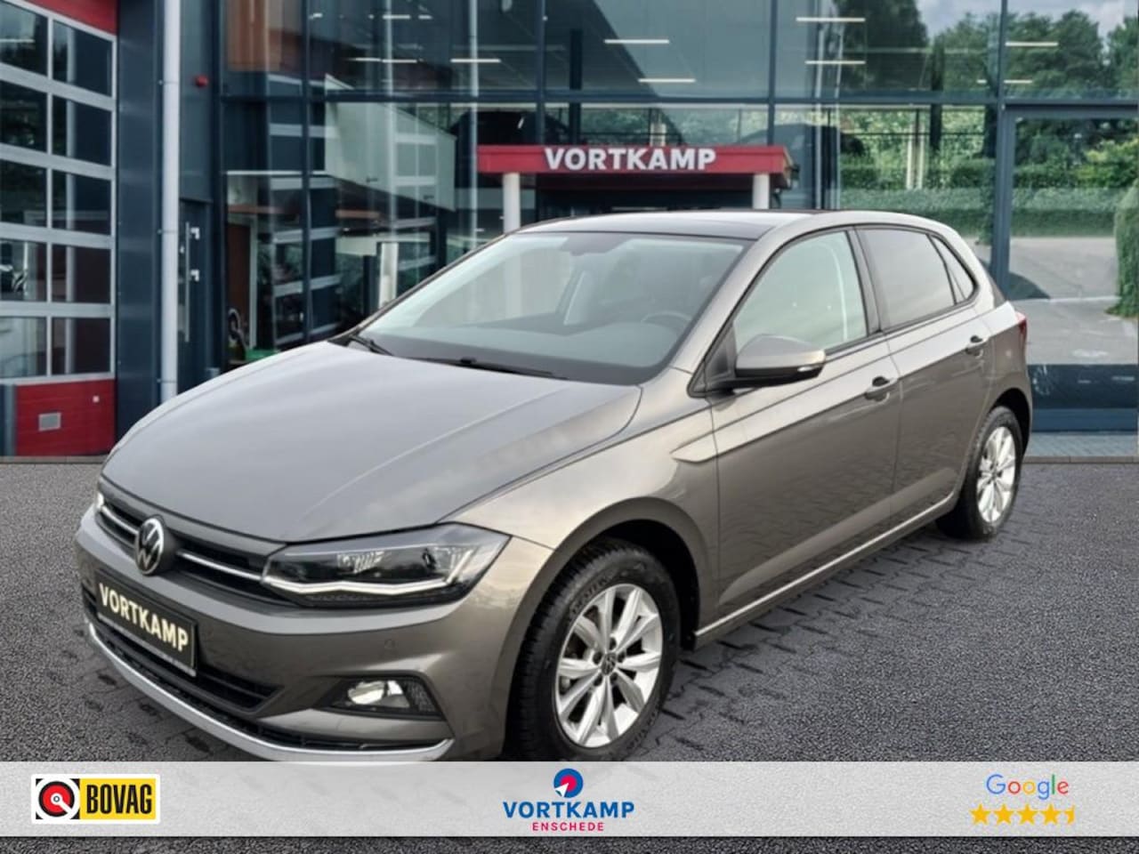 Volkswagen Polo - 1.0 TSI HIGHLINE OPENDAK/ACC/STOELVERW/PDC/NAVI/CARPLAY - AutoWereld.nl