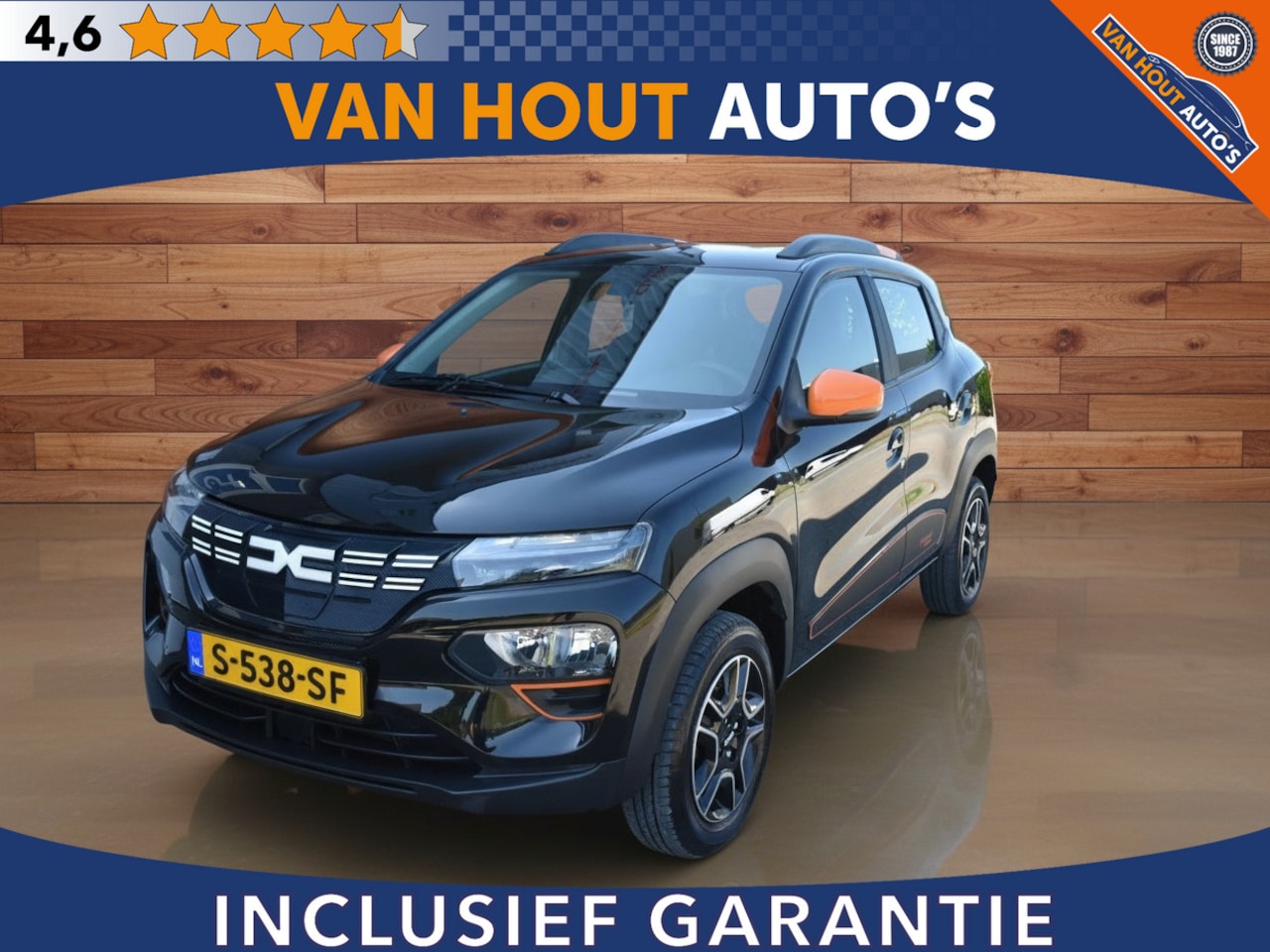 Dacia Spring - Expression 27 kWh | SOH 94,4% | LEDER | NAVI | CAMERA - AutoWereld.nl