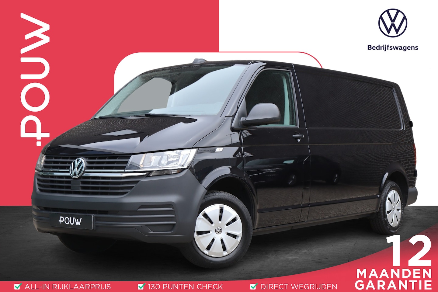 Volkswagen Transporter - 2.0 TDI 150pk DSG L2H1 | Oprijplaat | Airco | Camera | Navigatie - AutoWereld.nl