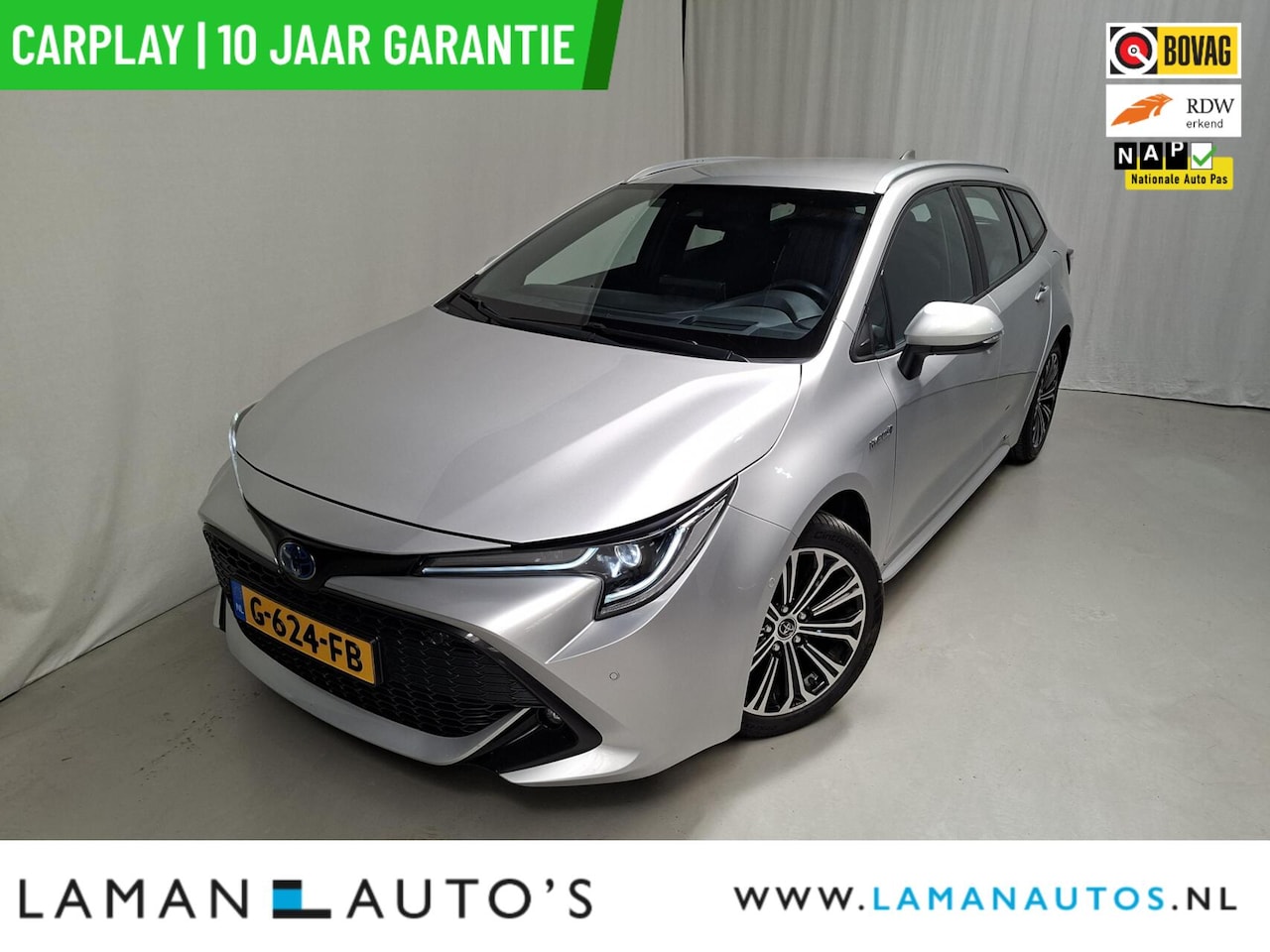 Toyota Corolla Touring Sports - 1.8 Hybrid 122pk Business Intro | CarPlay ECC ACC Navi HUD LED 17" LMV Camera Metallic | H - AutoWereld.nl