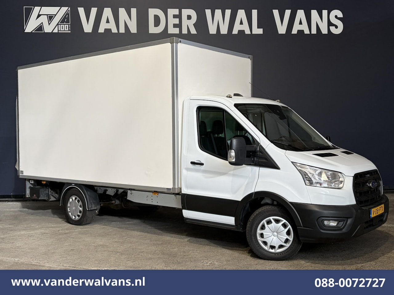 Ford Transit - 2.0 TDCI 130pk Bakwagen Laadklep Euro6 Airco | 1040kg laadvermogen | Cruisecontrol | Verwa - AutoWereld.nl