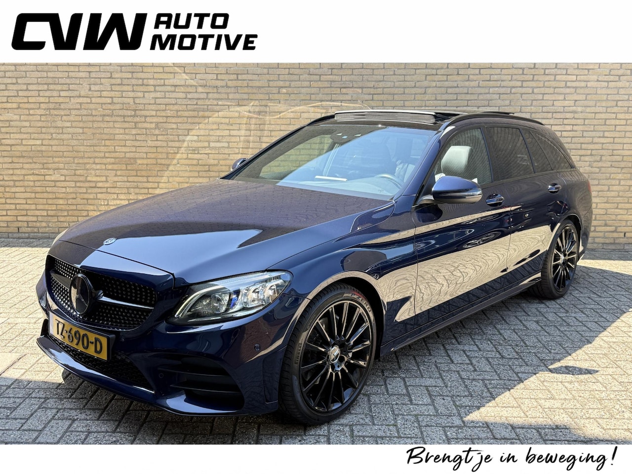 Mercedes-Benz C-klasse Estate - 180 Business Solution AMG | Panoramadak | Trekhaak elektrisch wegklapbaar | Distronic | Ca - AutoWereld.nl