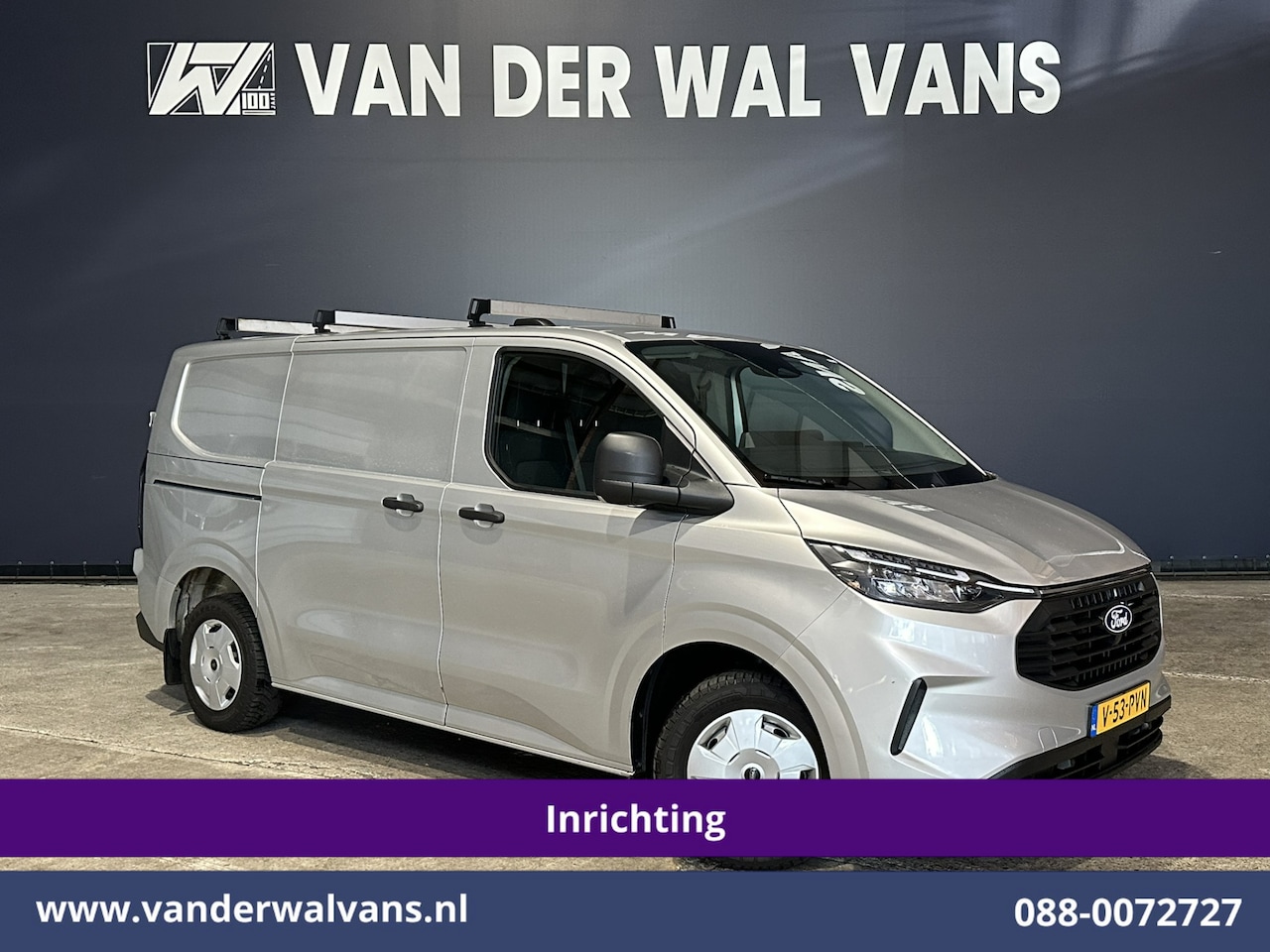 Ford Transit Custom - 2.0 TDCI 150pk L1H1 Inrichting Euro6 Airco | Camera | LED | Apple Carplay | Cruisecontrol - AutoWereld.nl