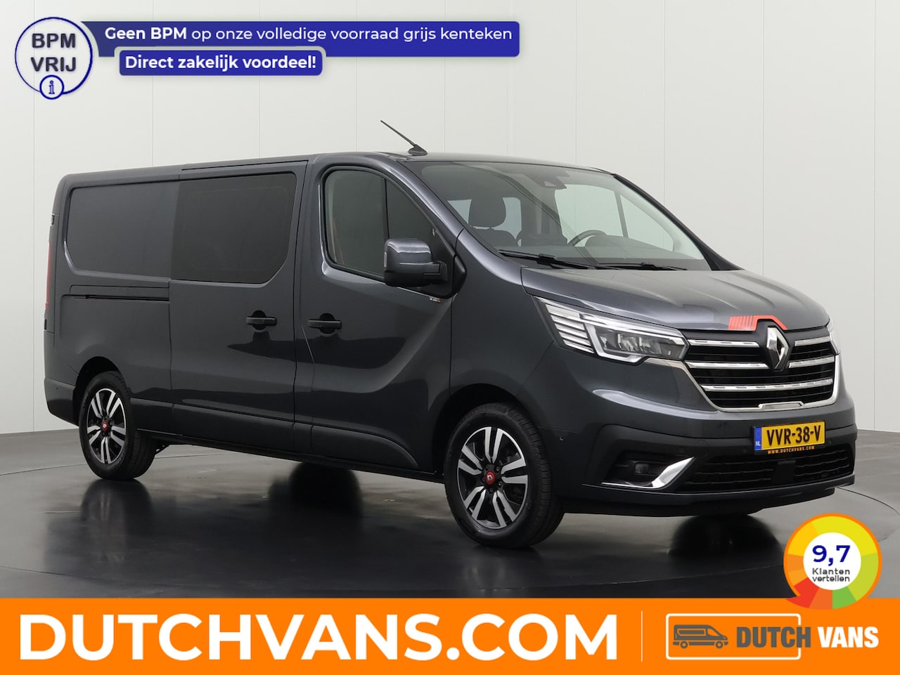 Renault Trafic - EDC Automaat 170PK Lang Dubbele Cabine Exclusive | 6-Persoons | - AutoWereld.nl