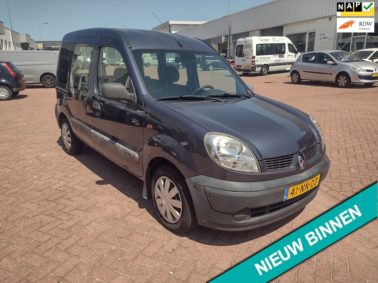 Renault Kangoo - 1.6-16V Expression Comfort MOOIE AUTO BEL 0619590613 HOGEN IN STAP AUTOMAAT - AutoWereld.nl