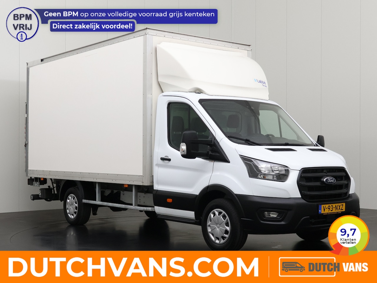 Ford Transit - 2.0TDI Bakwagen+Laadklep | Dakspoiler | Airco | Cruise | 3-Zits - AutoWereld.nl