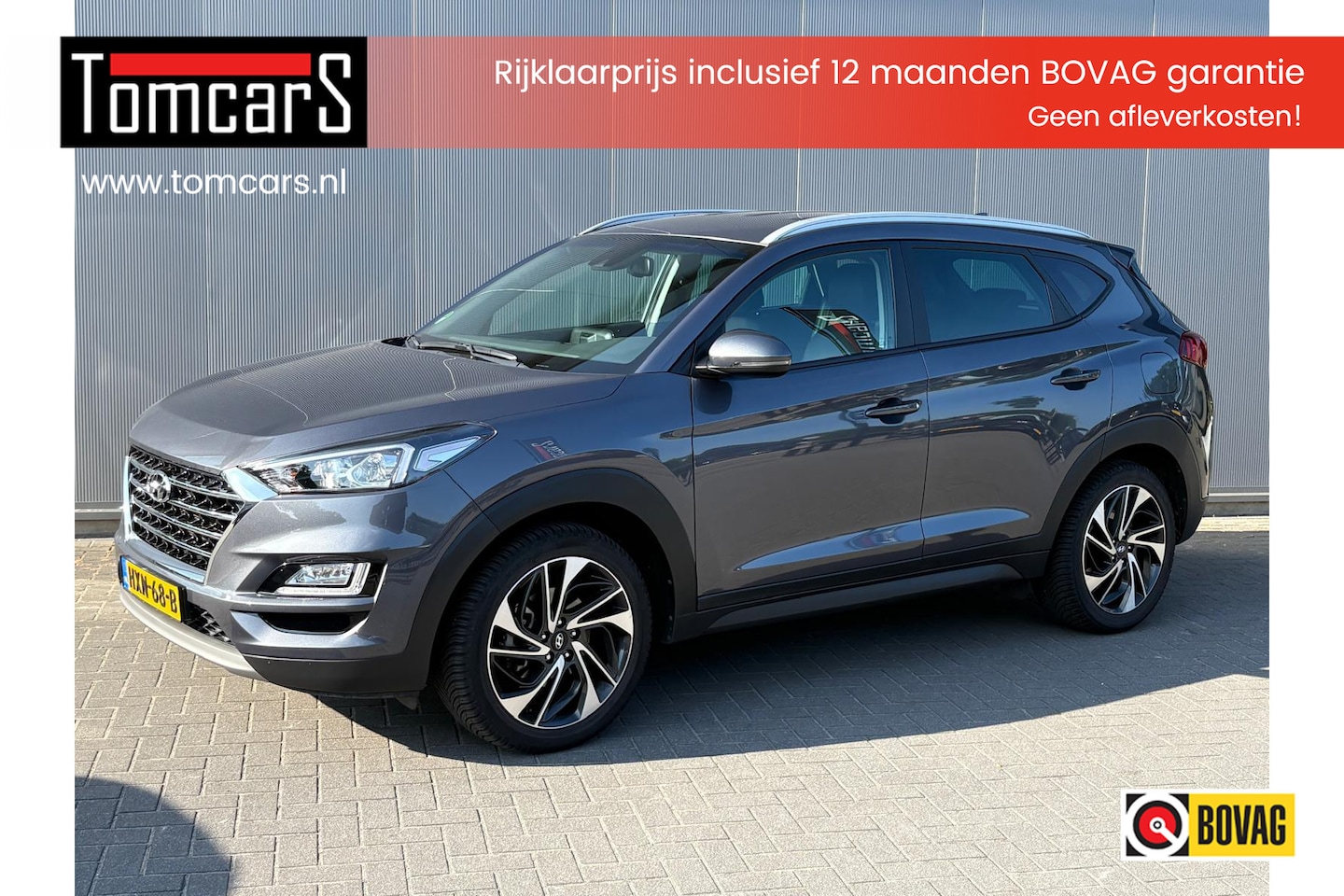 Hyundai Tucson - 1.6 T-GDi 177PK Premium Navigatie/Leder/Stoelverwarming/Parkeerhulp - AutoWereld.nl