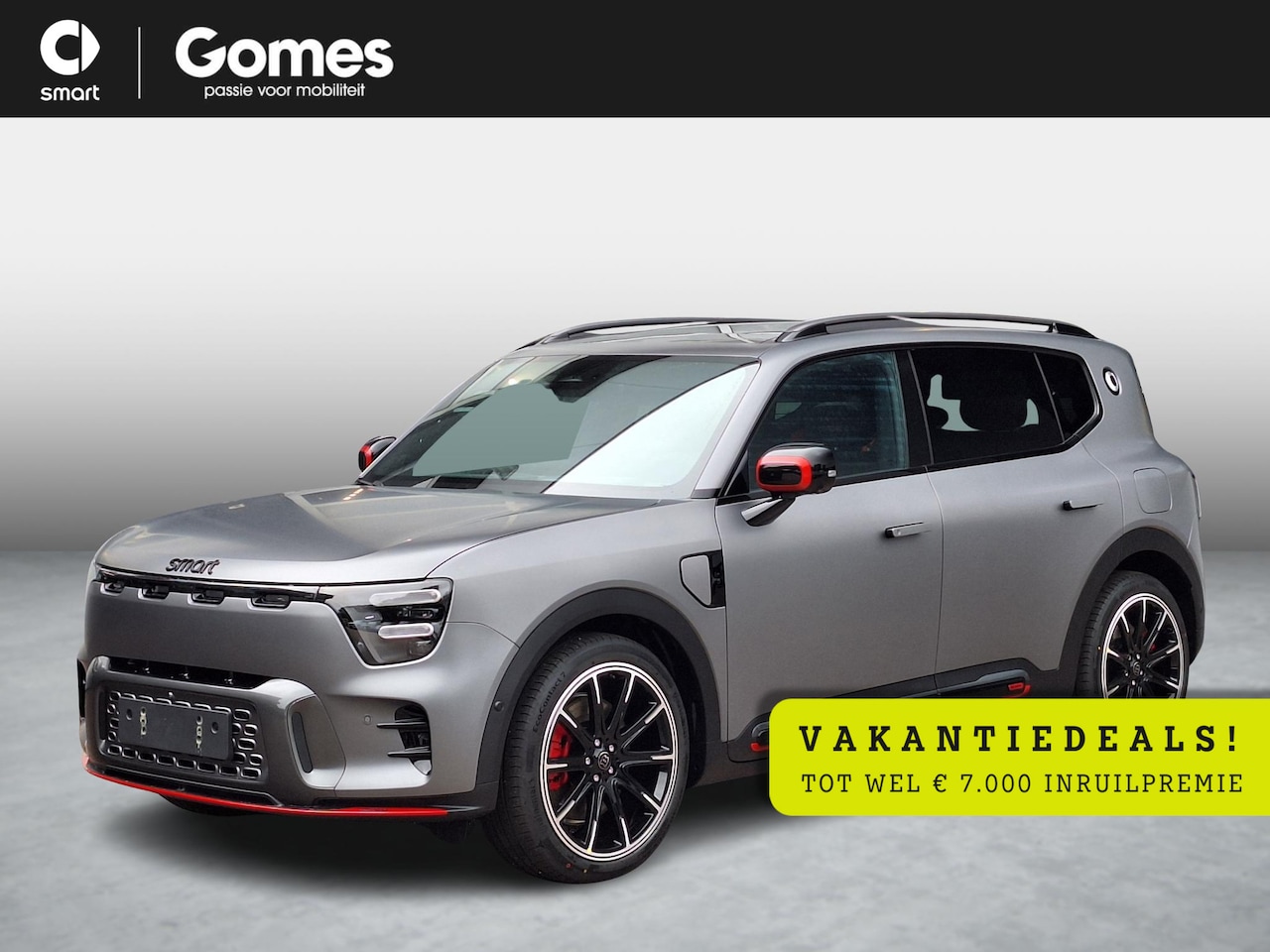 Smart #5 - Brabus 100 kWh VAKANTIE DEALS! | Van € 64.440,- voor € 57.440,- | Panoramadak | Elektrisch - AutoWereld.nl