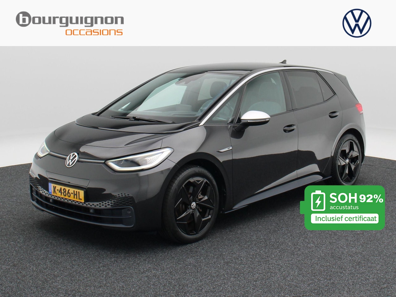 Volkswagen ID.3 - First Max 58 kWh 204 Pk | Stoelverwarming | Panorama dak | Trekhaak | Camera | Adaptive Cr - AutoWereld.nl