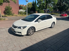 Honda Civic - 1.3 IMA Hybrid Black leather White Matallic Automaat