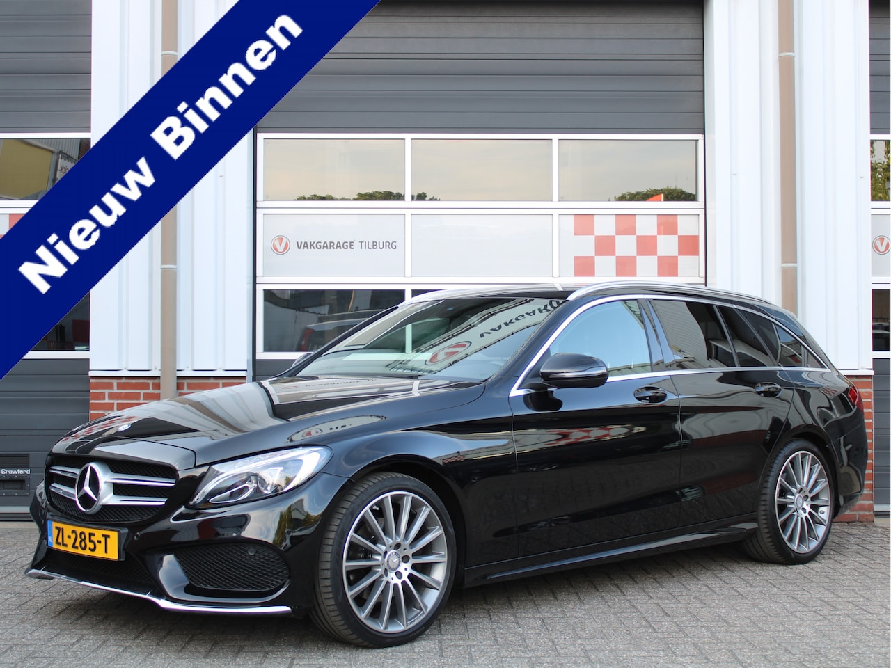 Mercedes-Benz C-klasse Estate - 180 AMG Sport Edition Automaat /NAVI/Cruise/Camera/LED/Leder/19'LM/PDC/Keyless/Stoelverwar - AutoWereld.nl