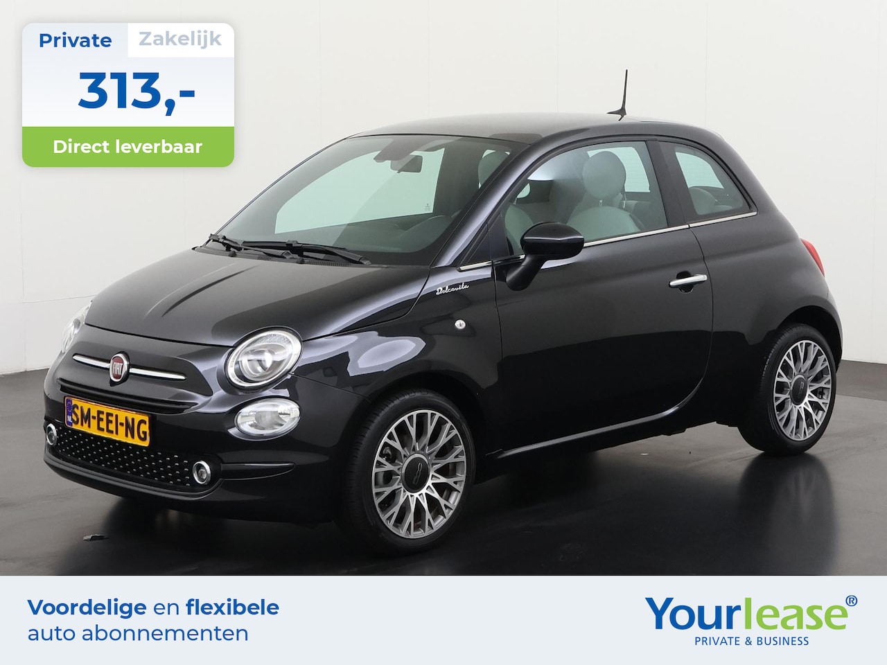 Fiat 500 - 1.0 Hybrid Dolcevita | All-in 313,- Private Lease | Direct uit voorraad - AutoWereld.nl
