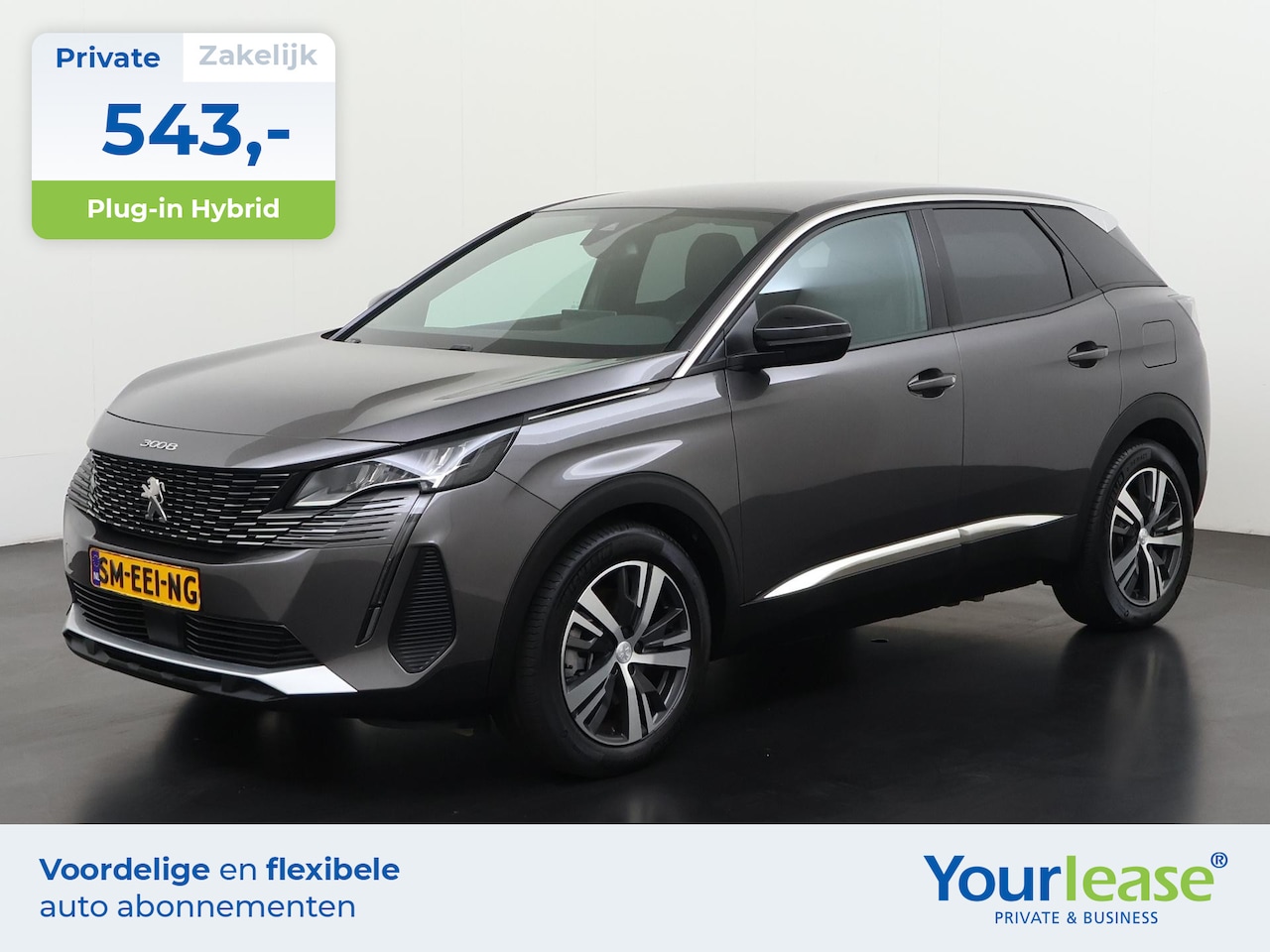 Peugeot 3008 - 1.6 HYbrid 180 Allure Pack | All-in 543,- Private Lease | Direct uit voorraad - AutoWereld.nl