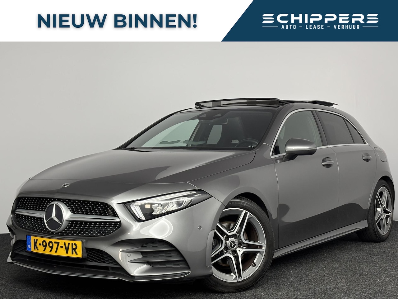 Mercedes-Benz A-klasse - 200 Business Solution AMG 164pk | Automaat | Glazen schuif-kanteldak | Sfeer verlichting | - AutoWereld.nl
