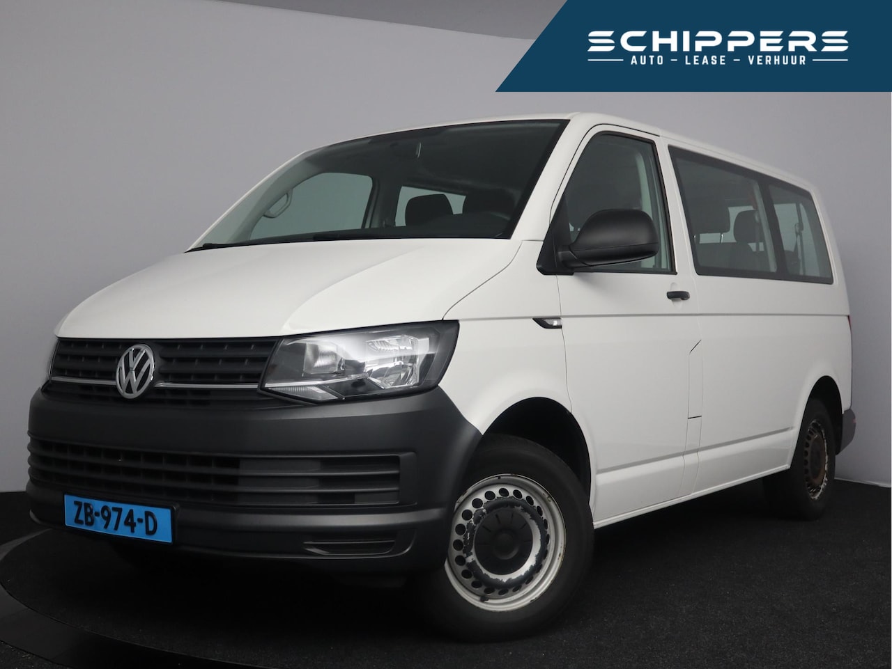 Volkswagen Transporter - 2.0 TDI L1H1 Excl. btw | 19.965 incl. btw | 9 persoons | Airco | Taxi - AutoWereld.nl