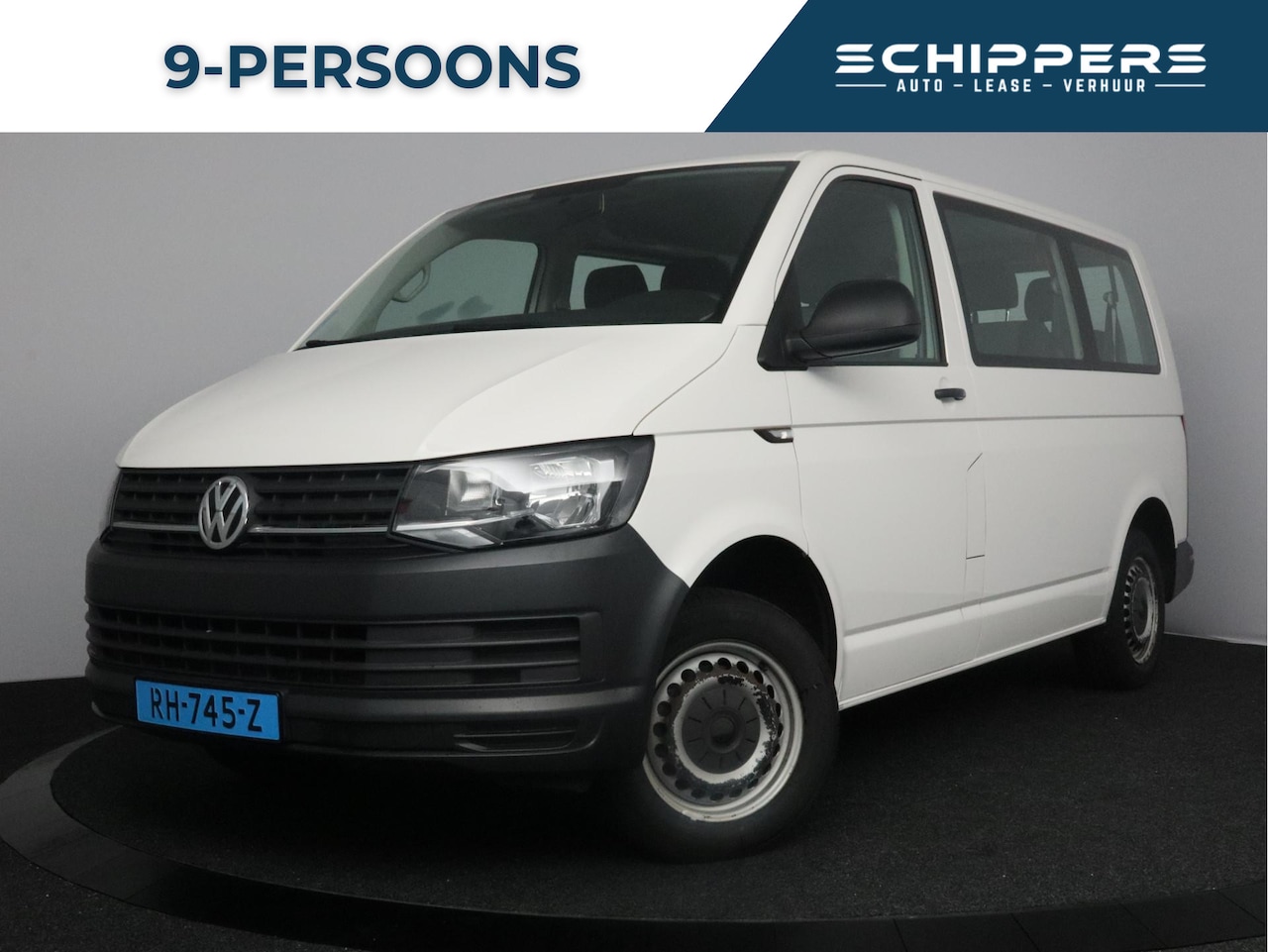 Volkswagen Transporter - 2.0 TDI L1H2 Excl. btw | 19.965 incl. btw | 9 persoons | Airco | Taxi - AutoWereld.nl