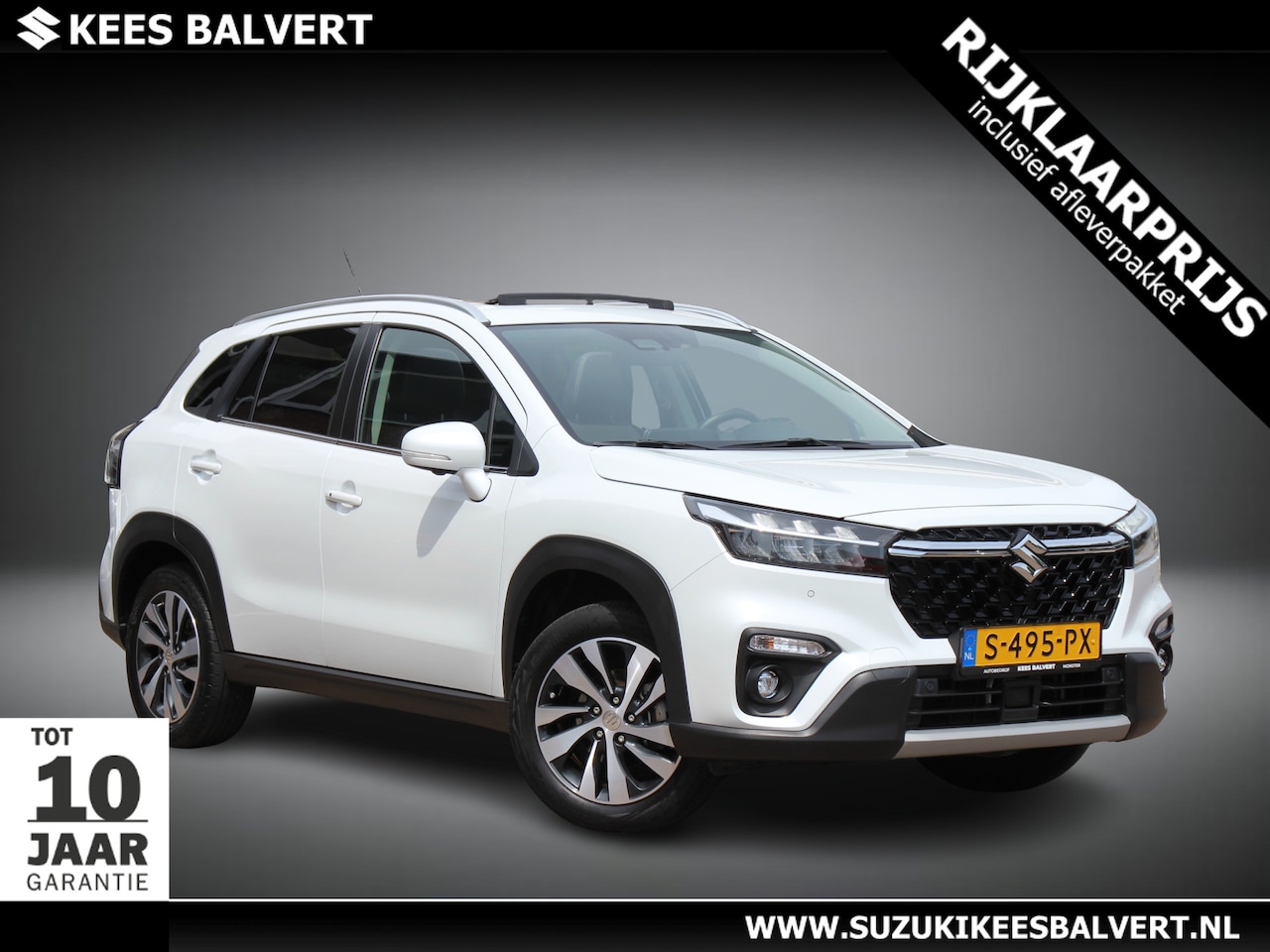 Suzuki S-Cross - 1.5 Style Hybrid Automaat | Opendak | Trekhaak | 360 camera | Leer | - AutoWereld.nl