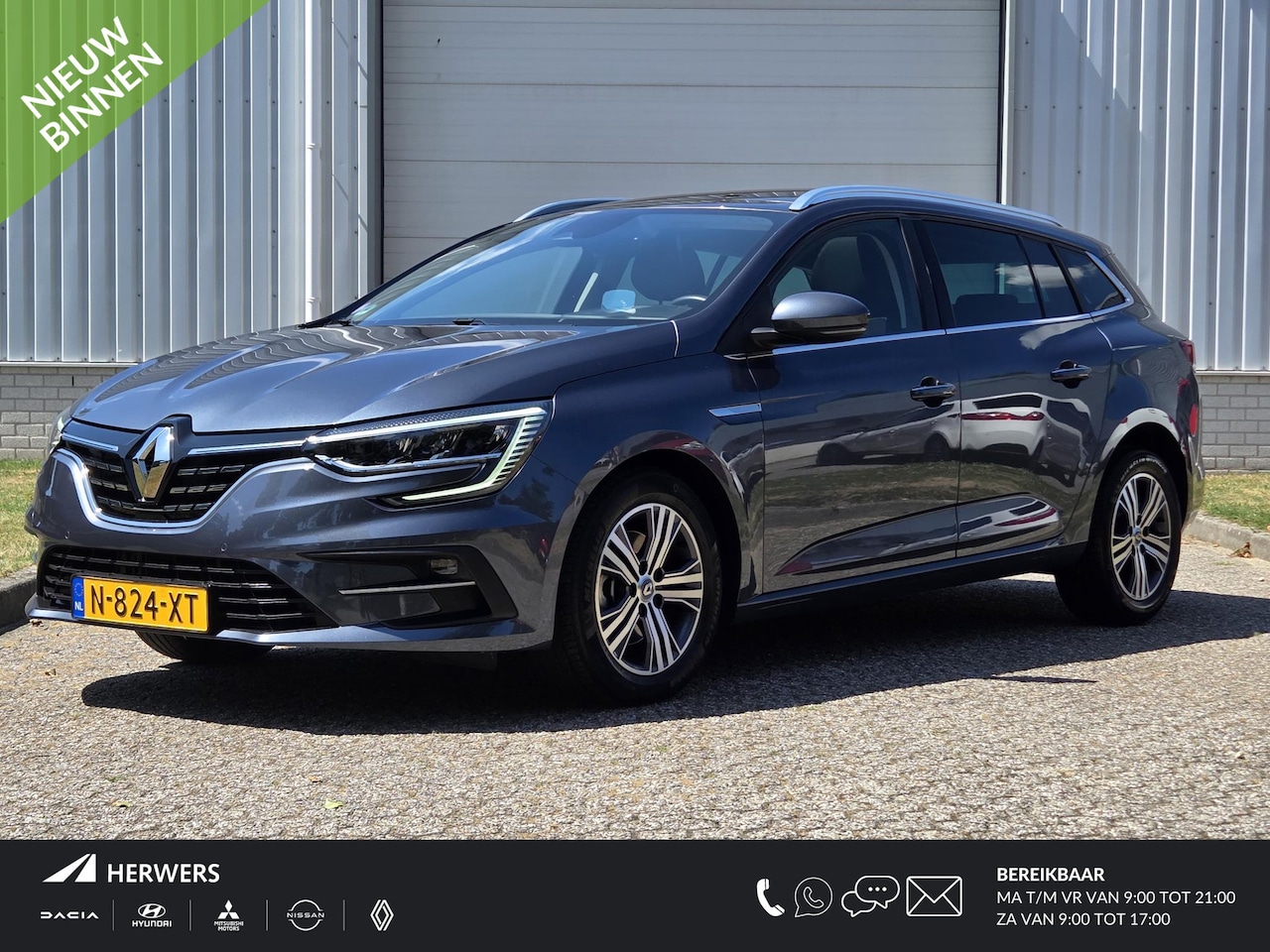 Renault Mégane Estate - 1.3 TCe Intens / Schuif-Kantel Dak / Trekhaak / Head Up Display / Achteruitrijcamera / Sen - AutoWereld.nl