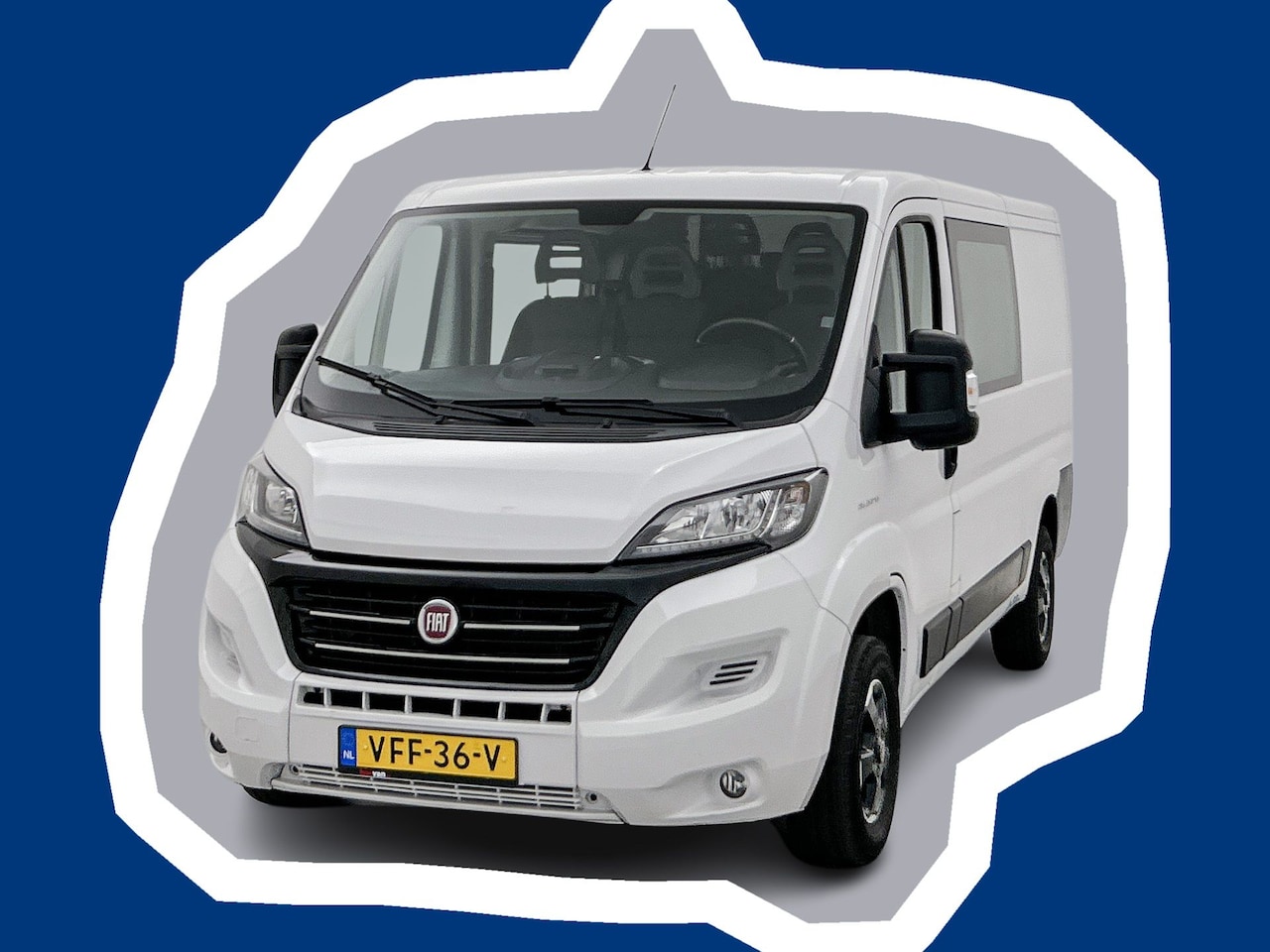 Fiat Ducato - 30 2.3 MultiJet L2H1 DC Navigatie Dubbele cabine Trekhaak Camera Betimmering - AutoWereld.nl