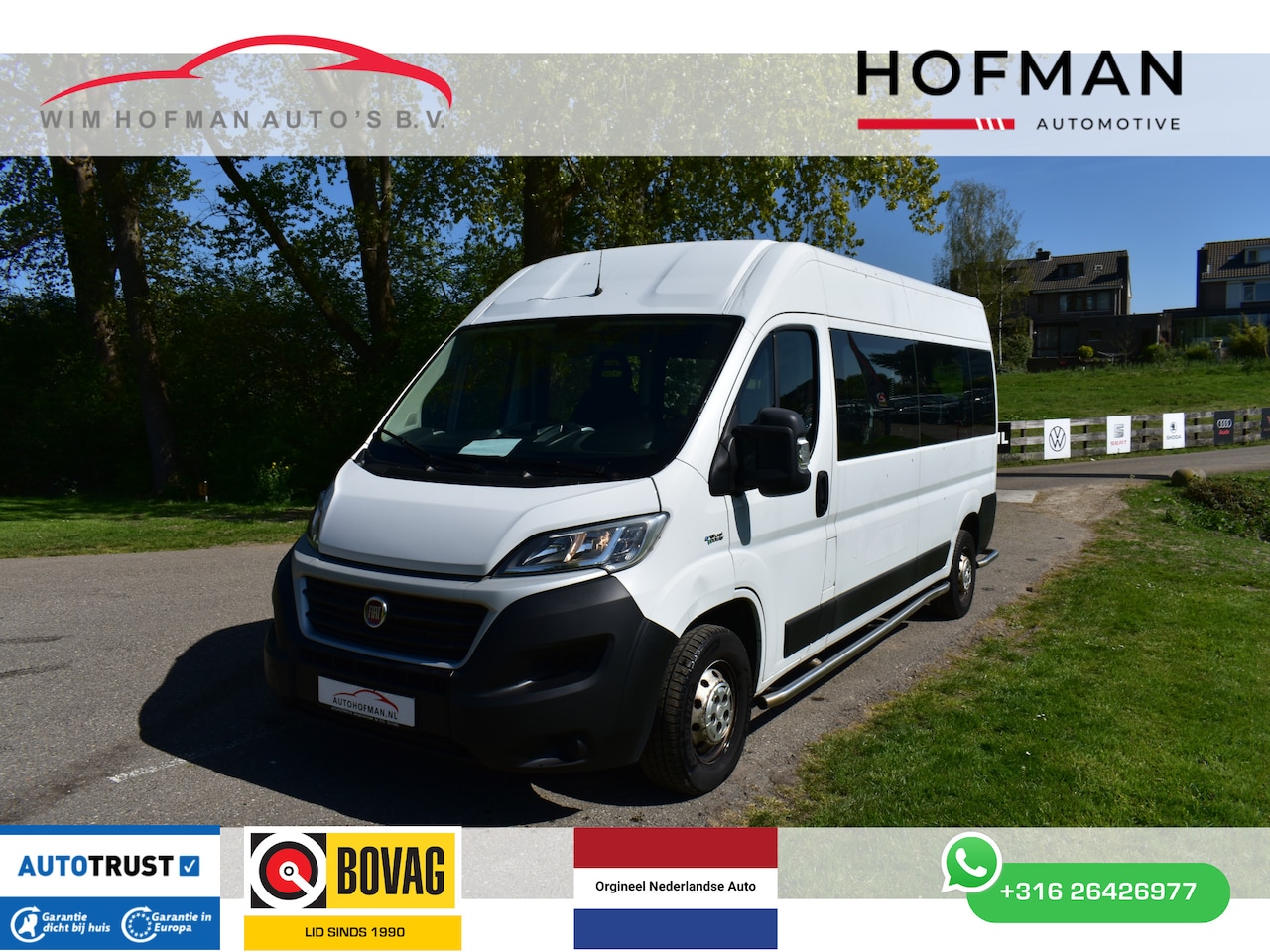 Fiat Ducato - FIAT Benzine-CNG L3h2 Airco 9 Pers schuifdeur rechts Rolstoel bus Camper BPM Vri - AutoWereld.nl