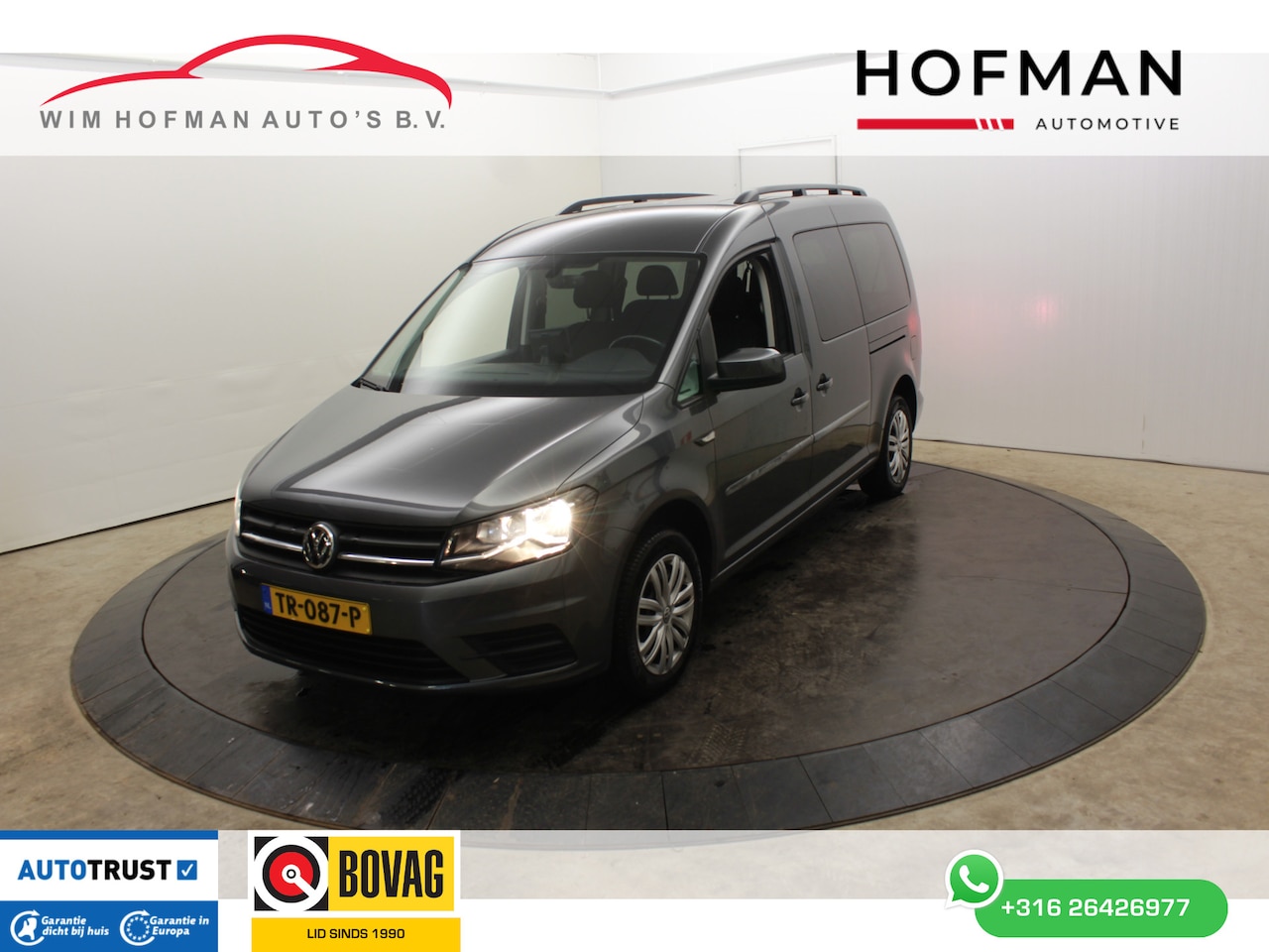 Volkswagen Caddy Maxi - 1.4 TSI 5+1 Rolstoel auto Bodem Verlaging Navi PDC Climaat Contr - AutoWereld.nl