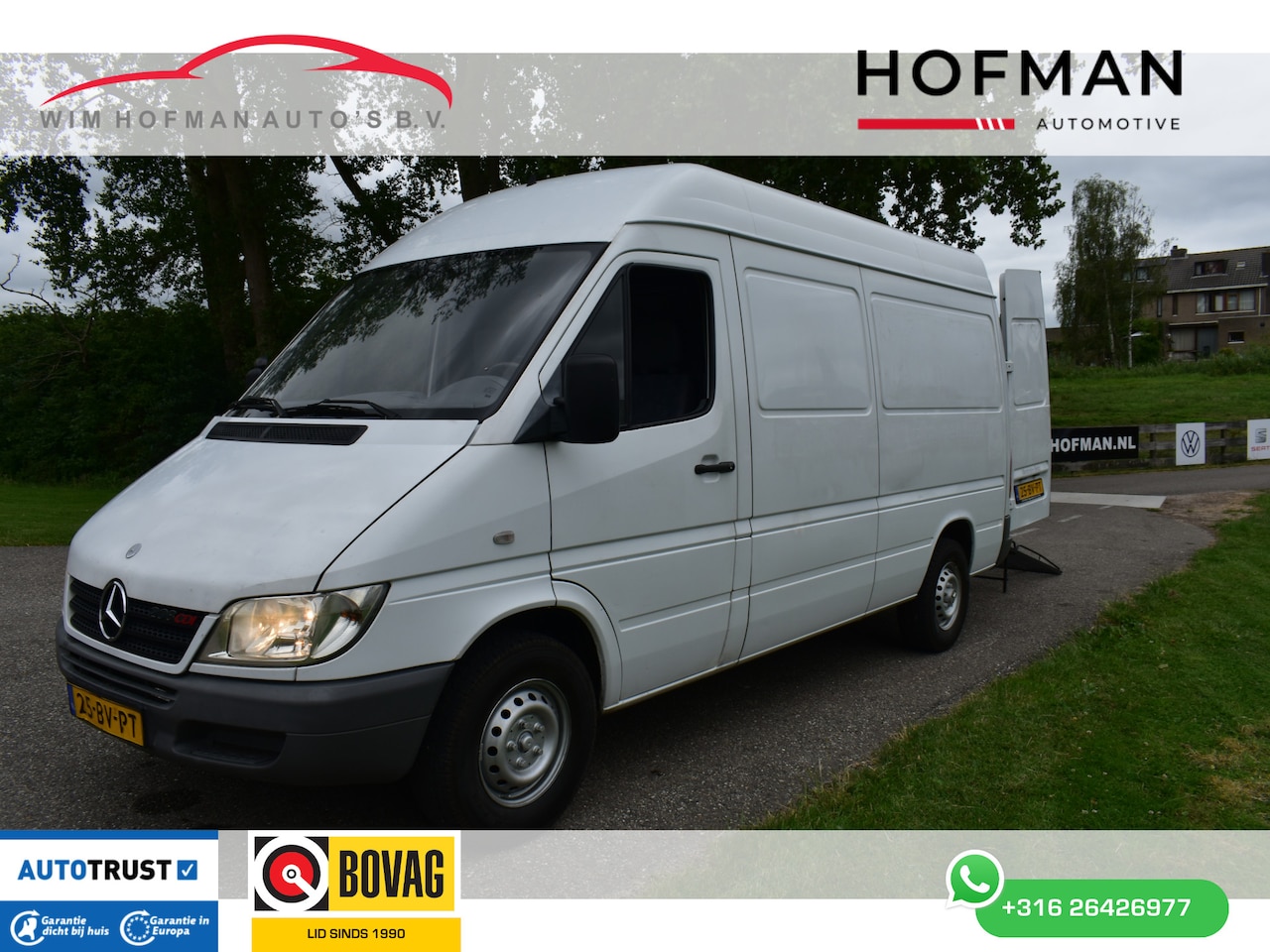 Mercedes-Benz Sprinter - 208 CDI 2.2 355 HD Trkhaak Oprijplateau zeer nette bus - AutoWereld.nl