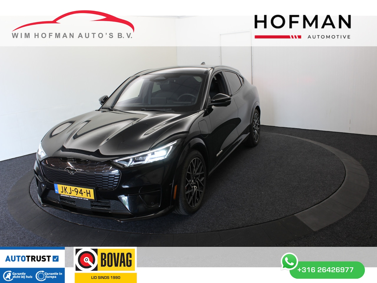 Ford Mustang Mach-E - 487 Pk GT Extended AWD 98 kWh SOH 95% 487PK Pano B&O 360° Cam Vol Leder El-Stoelen + A-kle - AutoWereld.nl