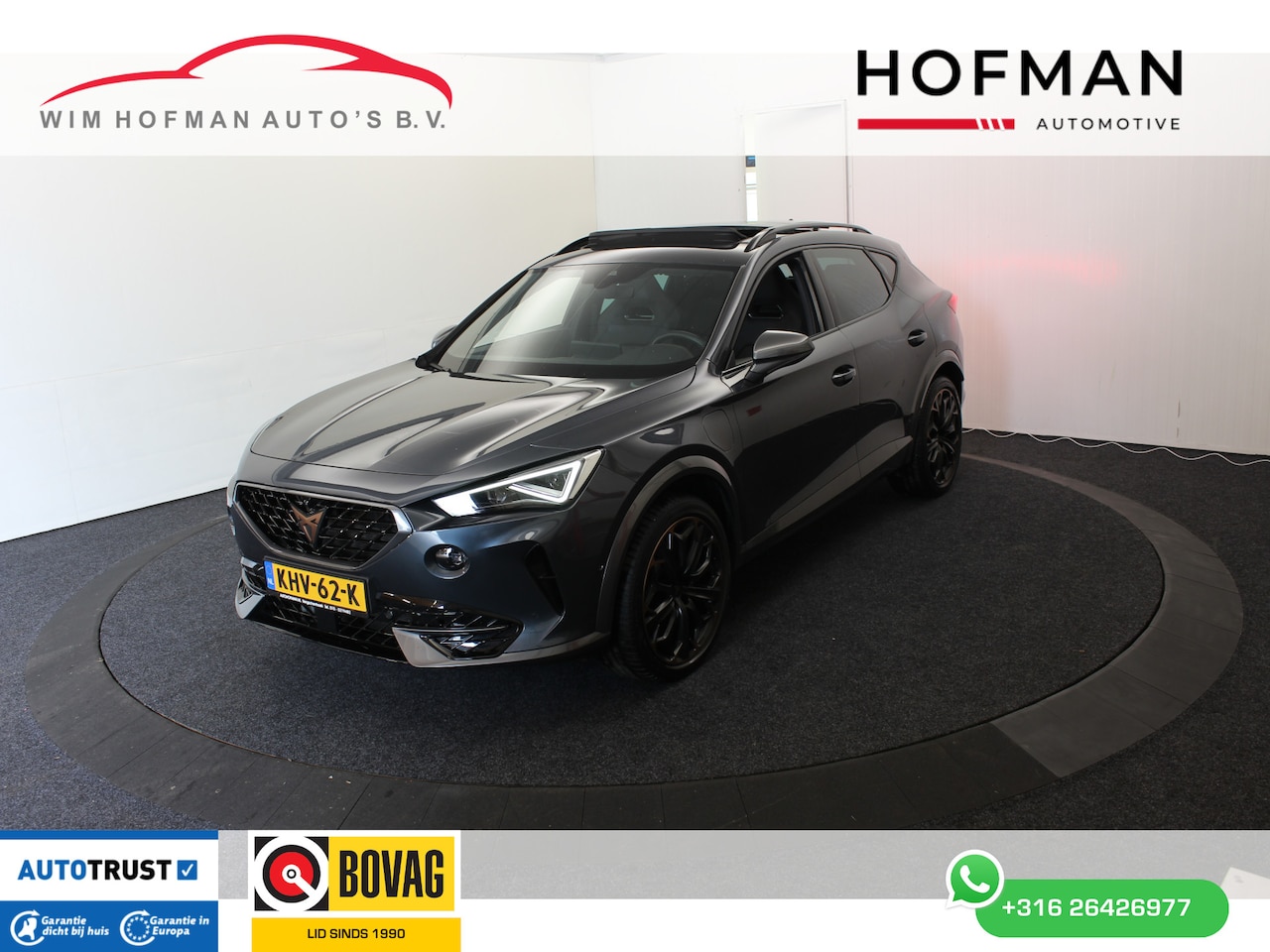 CUPRA Formentor - 1.4 e-Hybr VZ 245PK EL Trekh+aKlep 360ºCam Pano Vol Leder mem Seats - AutoWereld.nl