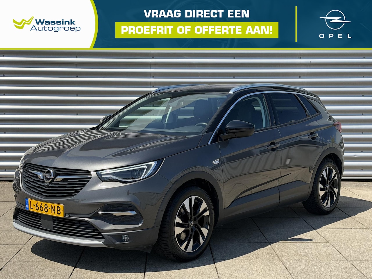 Opel Grandland X - 1.2 Turbo Ultimate | Handgeschakeld | Achteruitrijcamera | Cruise Control | Navigatie | St - AutoWereld.nl