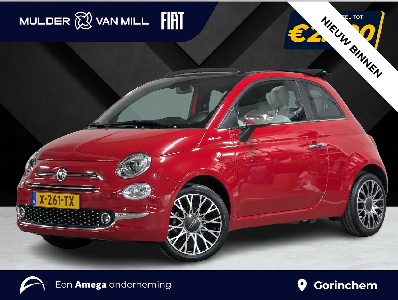 Fiat 500 C - Cabrio Dolcevita 1.0 Hybrid 70pk | CLIMA | DAB+ | PARKEERHULP | APPLE CARPLAY / ANDROID AU - AutoWereld.nl