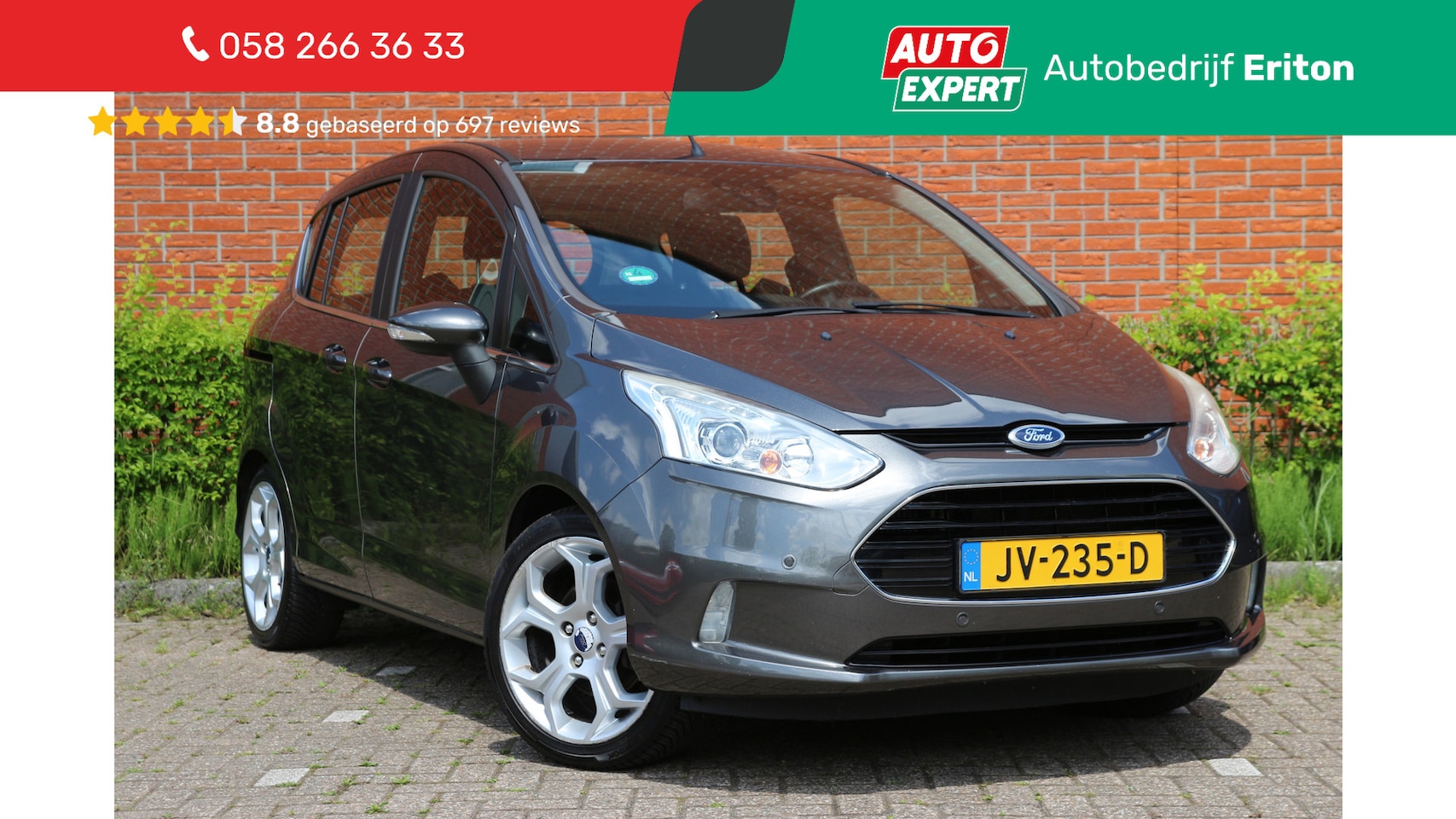 Ford B-Max - 1.0 EcoBoost 100pk Titanium | NL-auto | Navigatie | Climate control | Cruise control | Ele - AutoWereld.nl