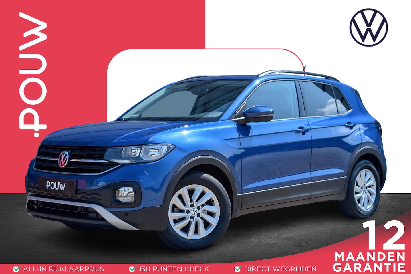 Volkswagen T-Cross - 1.0 TSI 95pk Life | Navigatie | App Connect | Adaptive Cruise - AutoWereld.nl