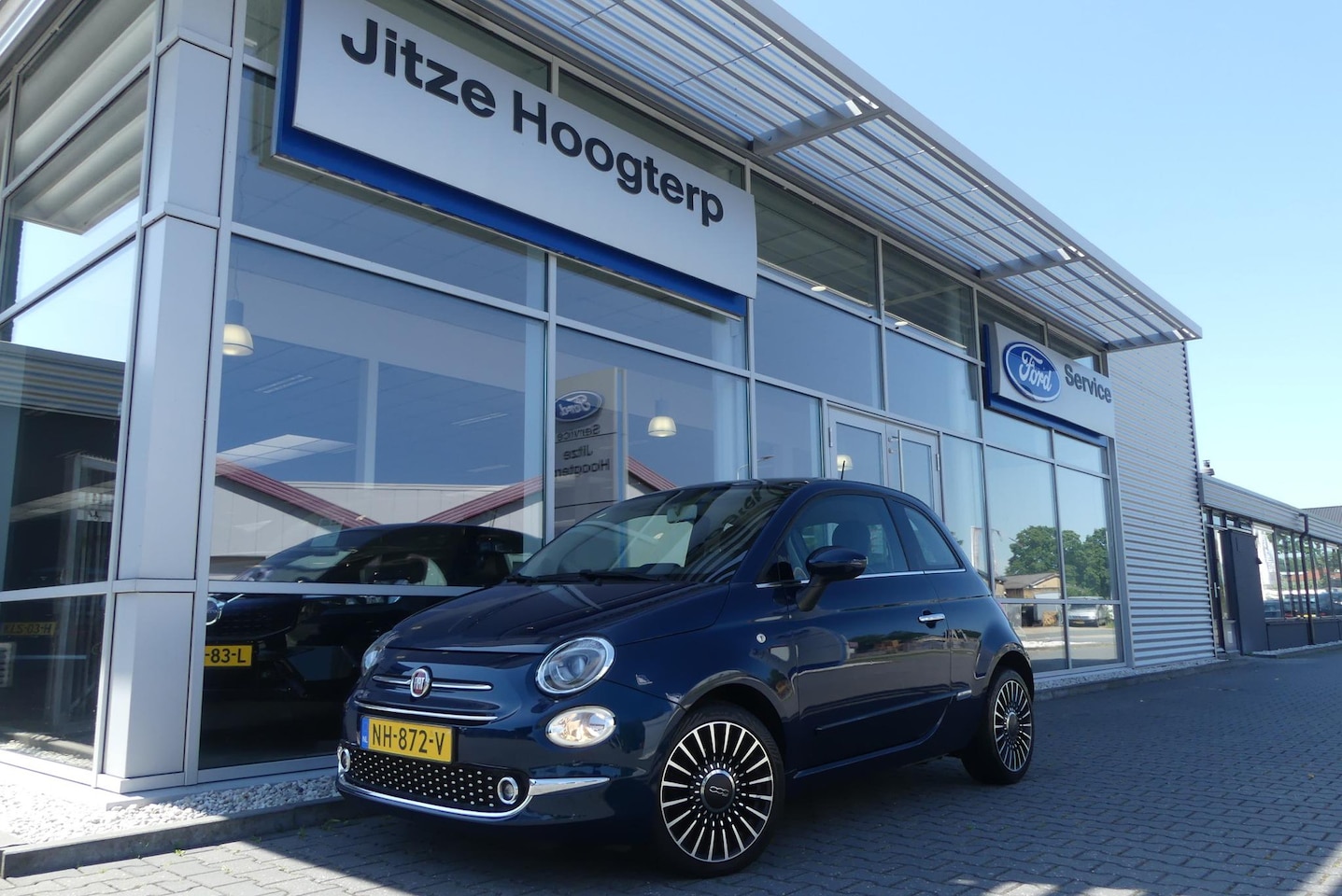Fiat 500 - 0.9 TwinAir Turbo Lounge PANO, AIRCO, UCONNECT, DAB, BLUETOOTH, ELEKT. RAMEN, 110.206KM - AutoWereld.nl