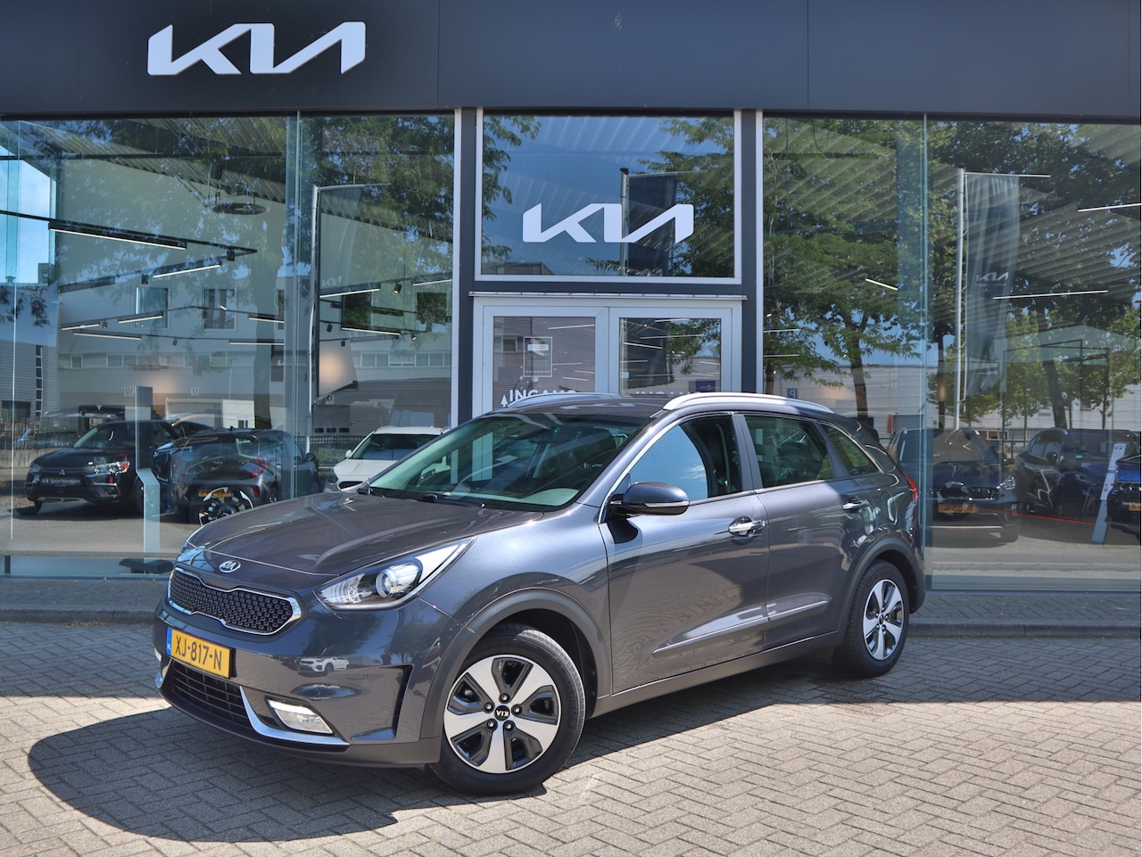 Kia Niro - 1.6 GDi Hybrid DynamicLine | Navigatie | Camera | Cruise Control | Trekhaak | 10 jaar Gara - AutoWereld.nl